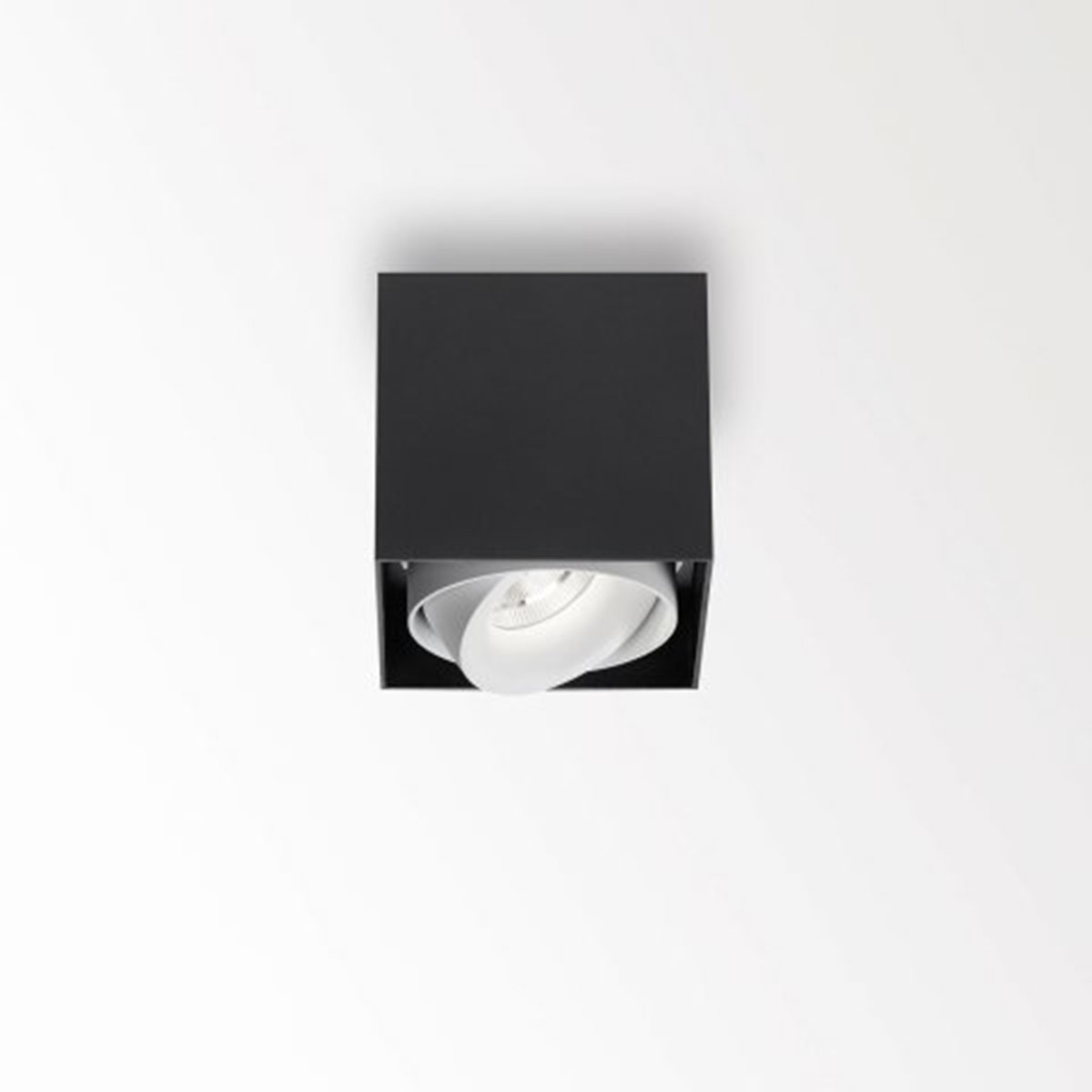 MINIGRID ON 150 SOFT 93045 DIM8 Aufbaustrahler, L: 10,5 cm, B: 10,5 cm, dim to warm 3000K – 1800K, Schwarz & Weiß MINIGRID ON 150 SOFT 93045 DIM8 Aufbaustrahler, L: 10,5 cm, B: 10,5 cm, dim to warm 3000K – 1800K, Schwarz & Weiß