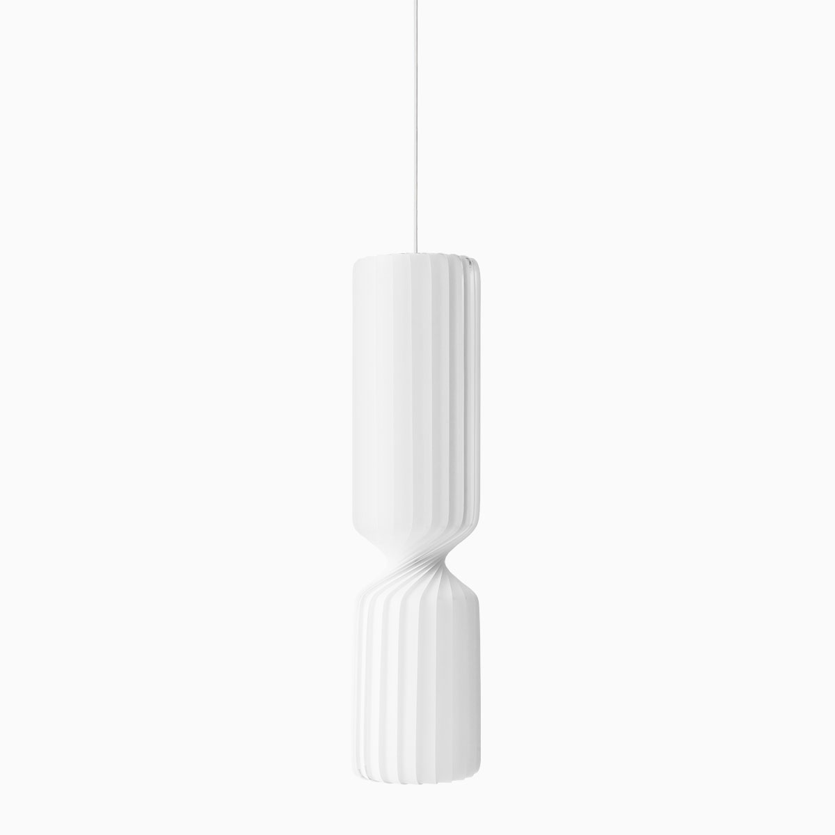 TR41 Pendelleuchte, PC / Vliesstof, Ø: 25 cm, H: 100 cm