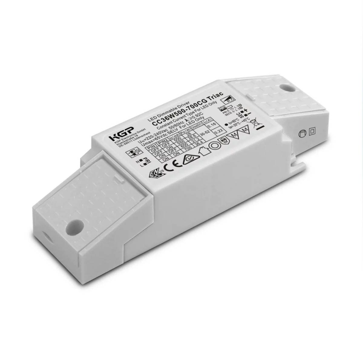 LED Power Supply Multi Power 500-700mA / 36W, Phasenan-/ abschnitt