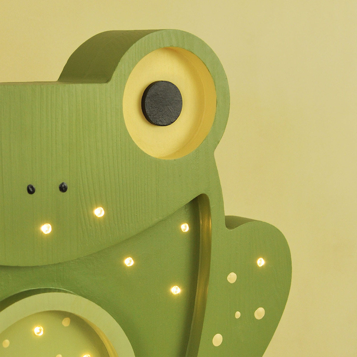 Kinder Nachtlicht Frosch, Holz, handgemacht