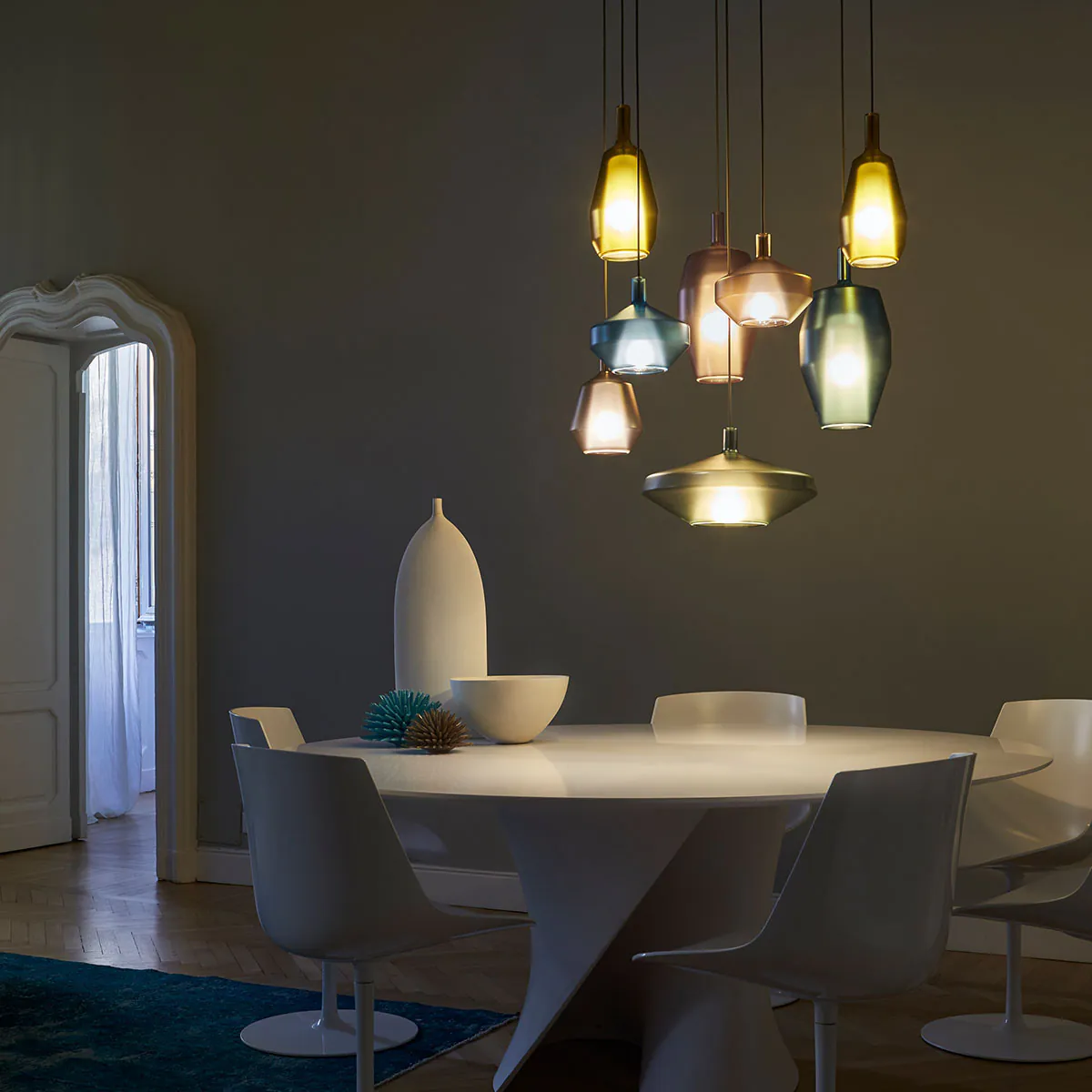 MoM 1602-25 Little Pendelleuchte Ø: 20 cm, Senfgelb