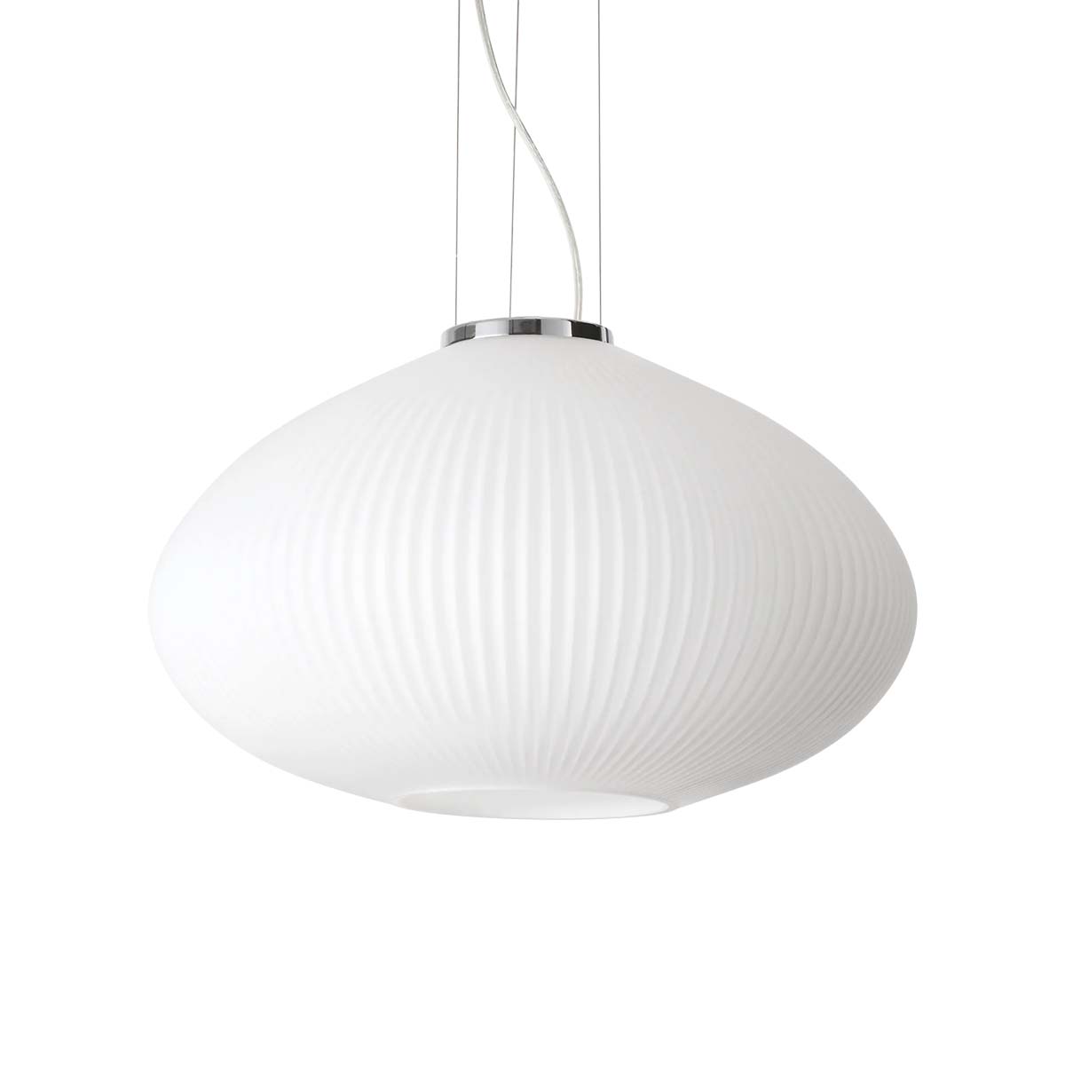 Plisse SP1 Pendelleuchte, Chrom, Ø: 45 cm