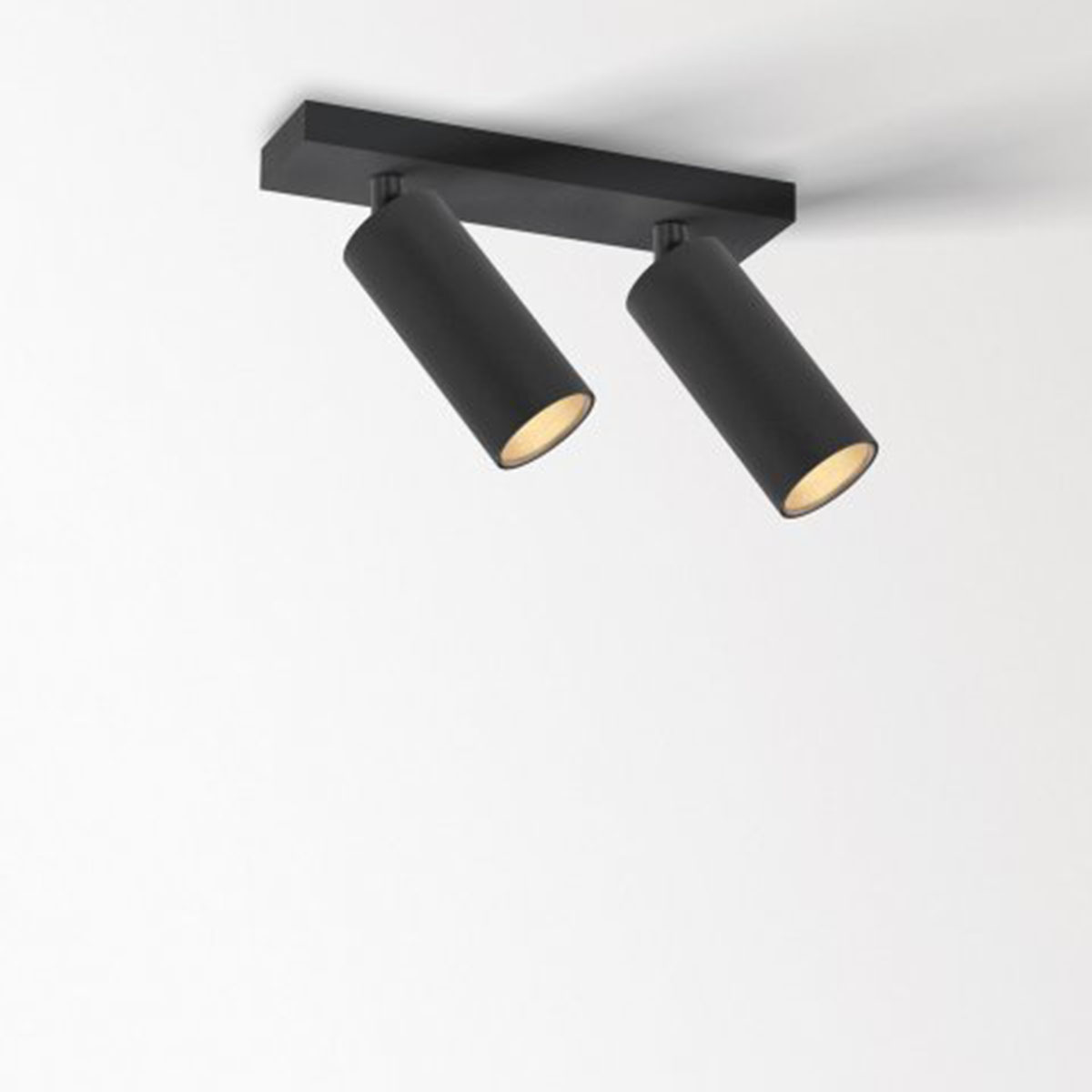 Delta Light SPY 52 ON 2 93030 DIM8 Aufbaustrahler, Ø: 5,2 cm, L: 12 cm, Schwarz, Warmweiß 3000K, 30°