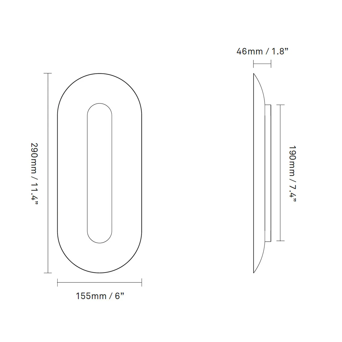 Sasi Small Wandleuchte, H: 29 cm, Silber