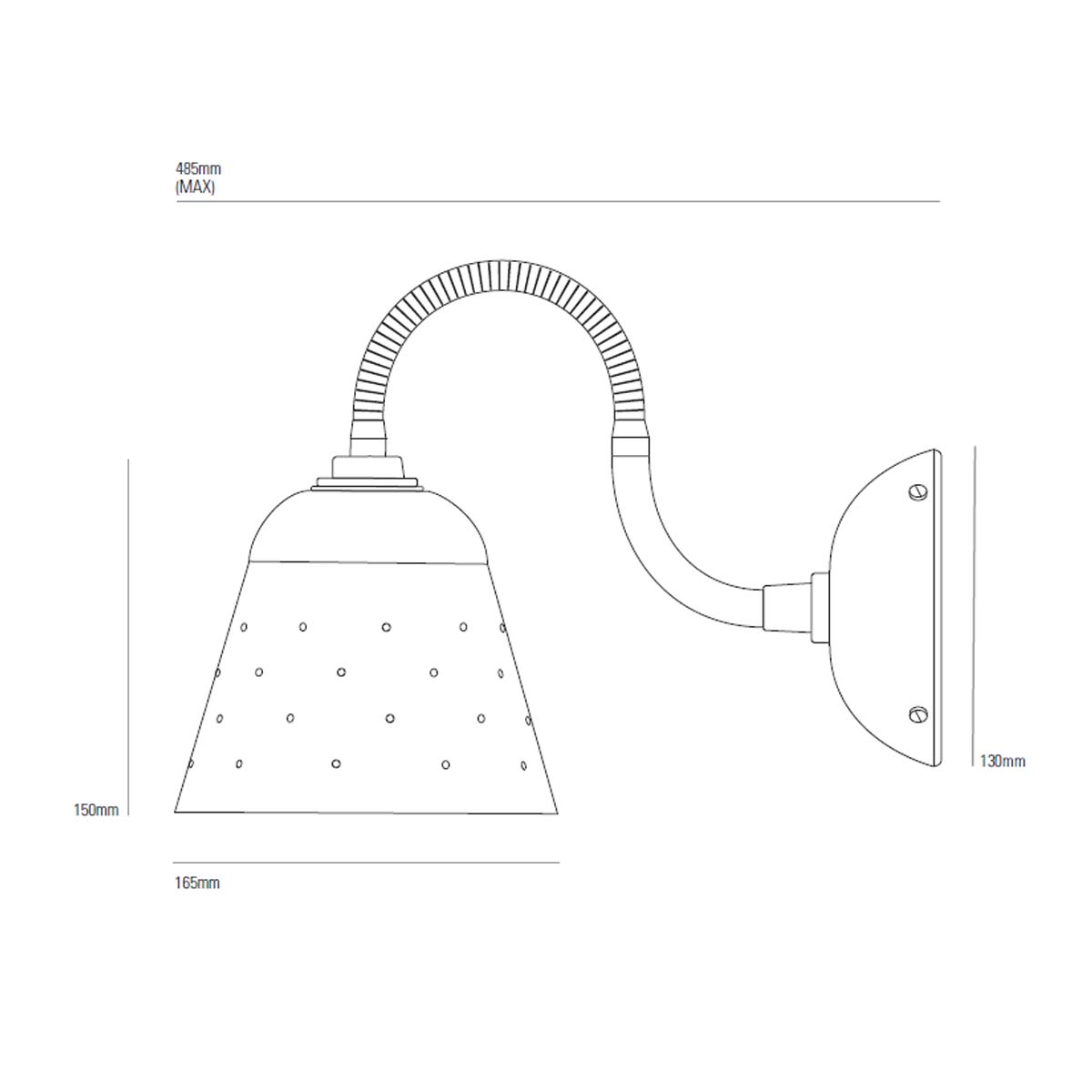 Alma Wandleuchte, H: 15 cm, B: 16,5 cm, Korall, Ohne Dimmer Alma Wandleuchte, H: 15 cm, B: 16,5 cm, Algengrün, Ohne Dimmer