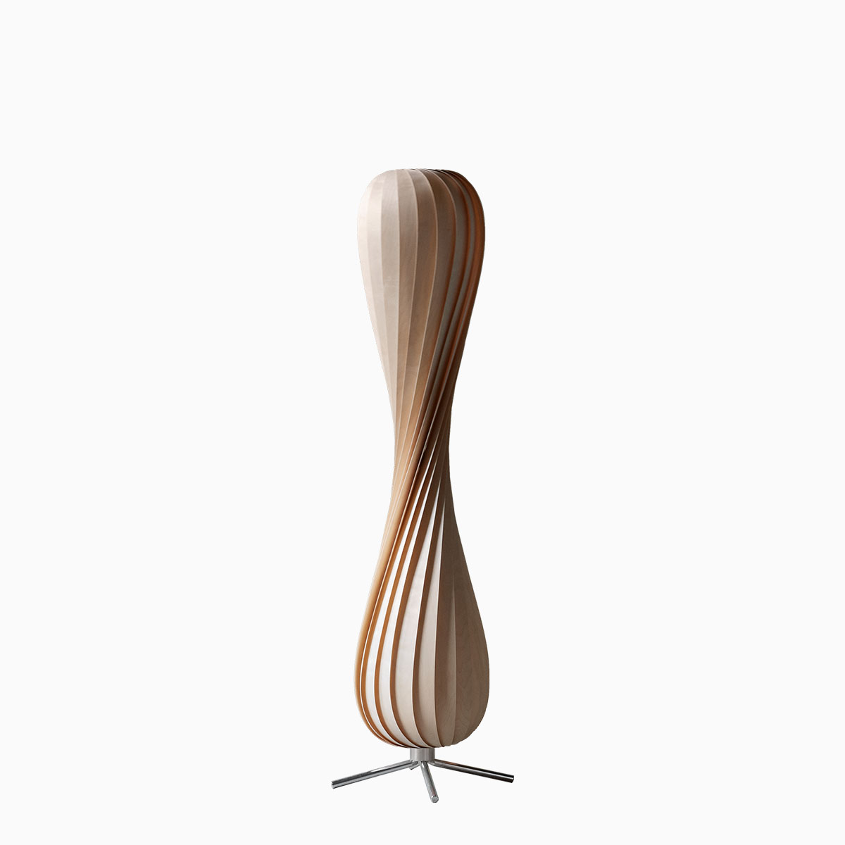 TR7 Stehleuchte, Birke Natur, Ø: 25 cm, H: 117 cm