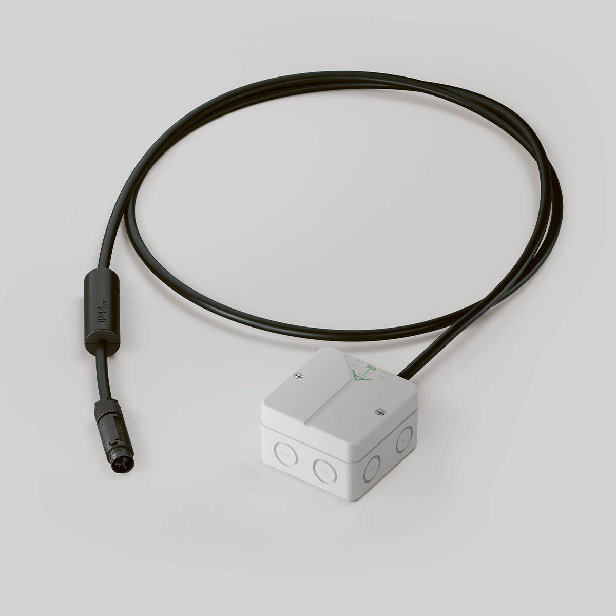 IP44.de Erd-Anschluss-Kit, Connect Anschlussverbindung mit IP44 connect Buchse, Aquastop und offenem Kabelende