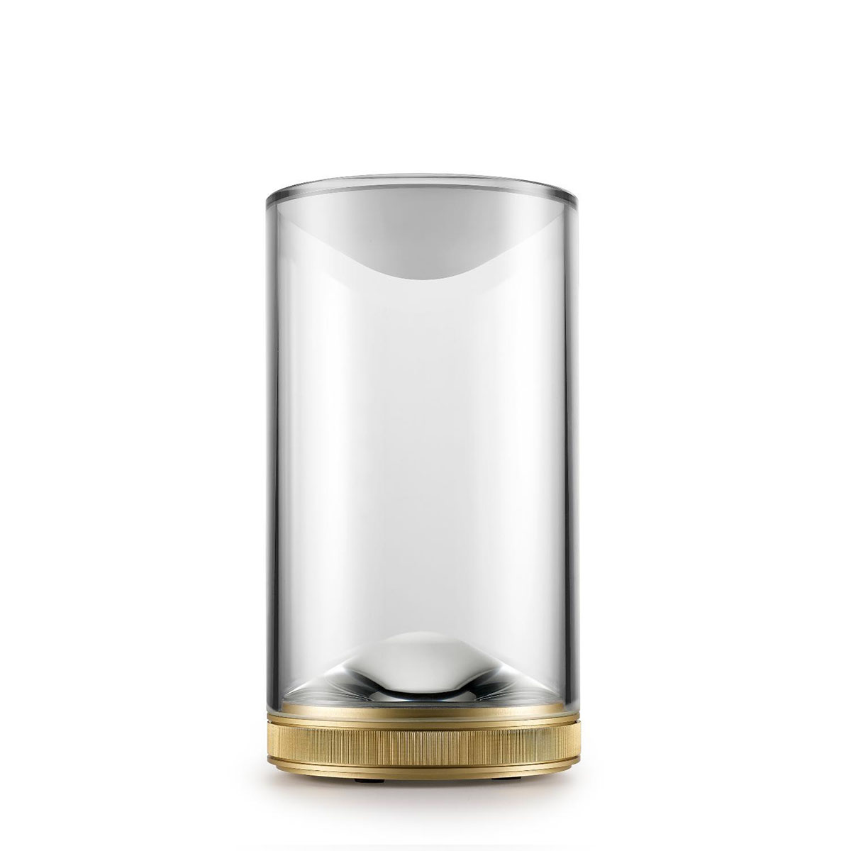 Eva Tischleuchte, Ø: 18 cm, Drehdimmer, Messing eloxiert, Extra-Warmweiß 2700K