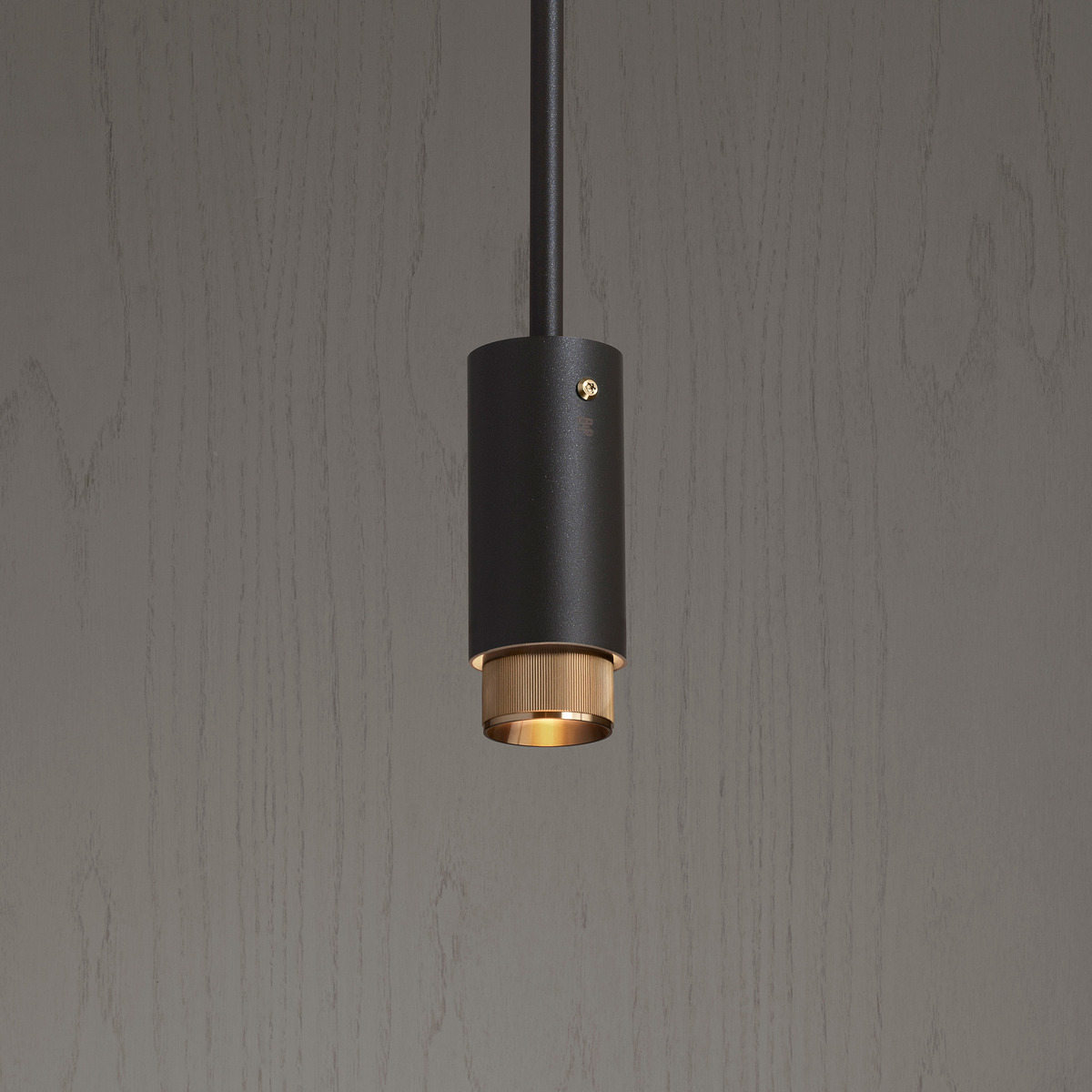 buster-punch-exhaust-pendant-linear-graphite-brass-01 Buster + Punch Exhaust Pendelleuchte, Linear, Graphit, Messing