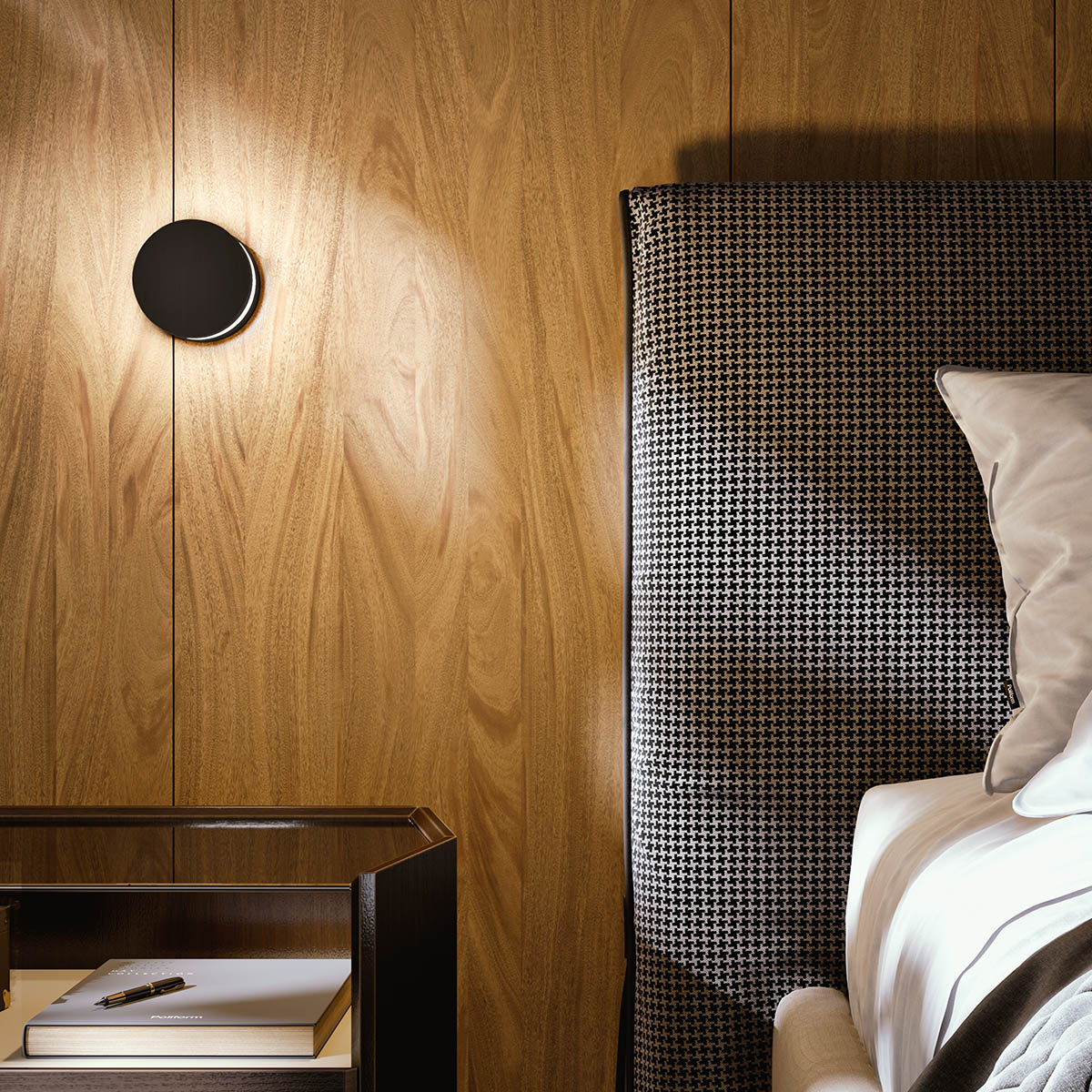 Penta Ludo Wandleuchte Ø: 12,6 cm, Weiß matt Penta Ludo Wandleuchte Ø: 12,6 cm, Grau