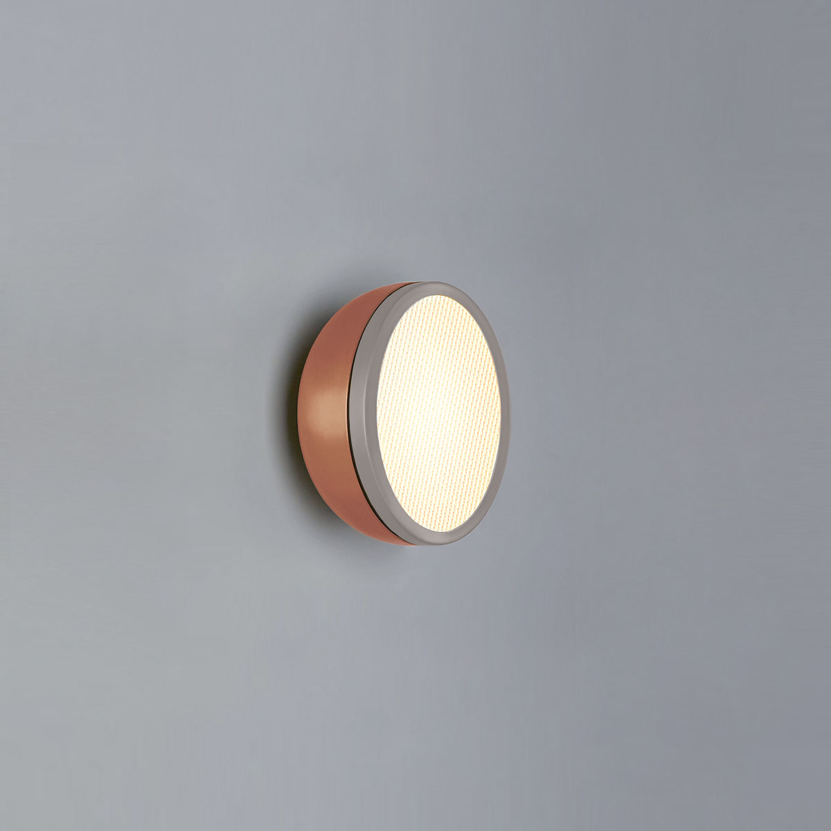 Molly 556.71 Wand - Deckenleuchte Ø: 15 cm, Kupfer, Sandgrau