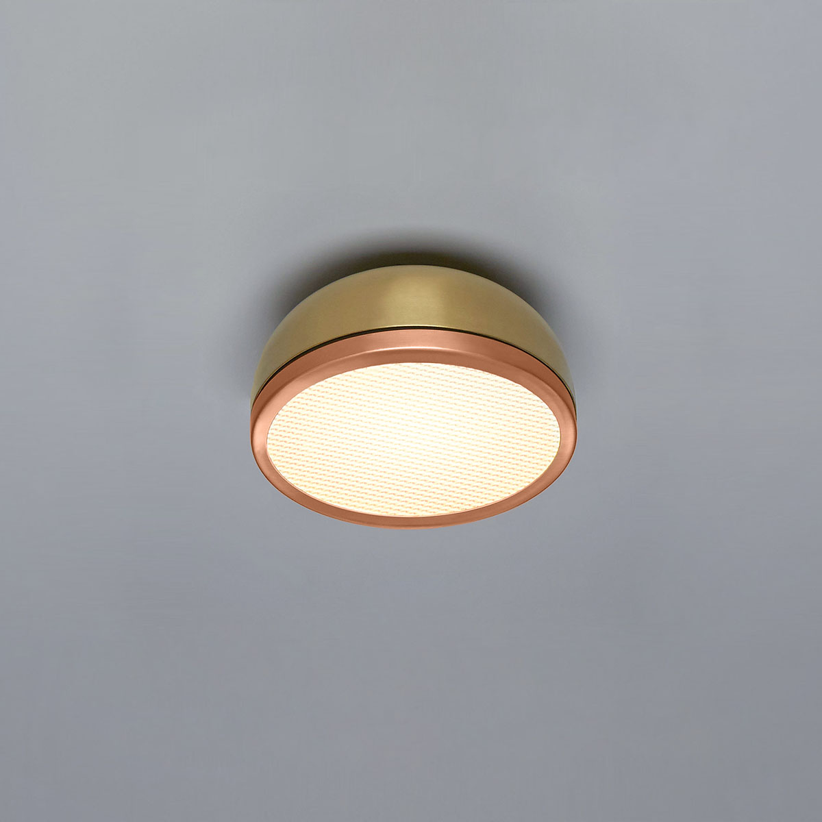 Molly 556.72 Wand - Deckenleuchte Ø: 20 cm, Messing, Kupfer