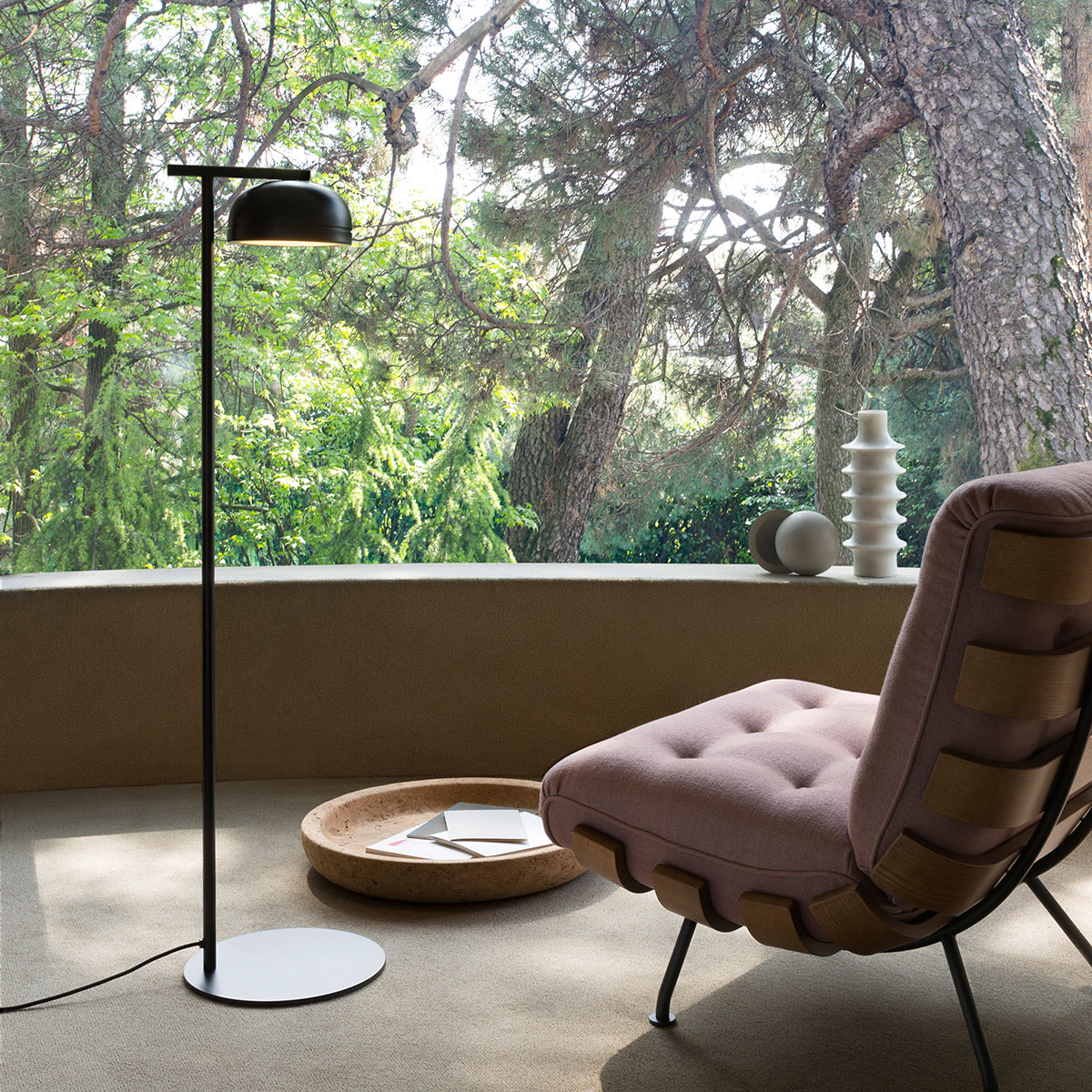 Molly 556.62 Stehleuchte H: 130 cm, Messing, Messing Molly 556.62 Stehleuchte H: 130 cm, Kupfer, Kupfer