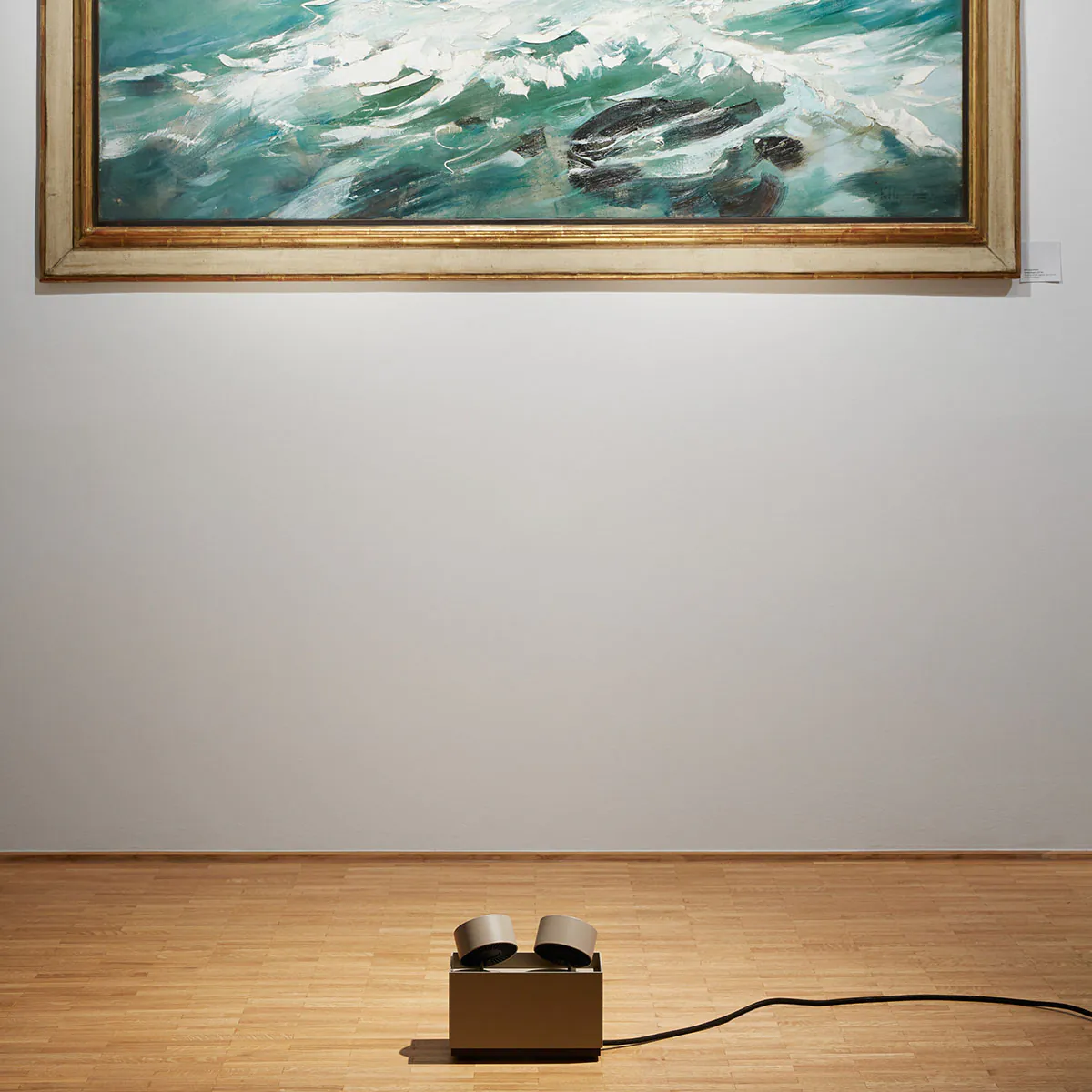 Wittenberg 4.0 Parkett Bodenleuchte wi4-bod-2e-hb, Blau, Warmweiß 3000K, Flood 38°