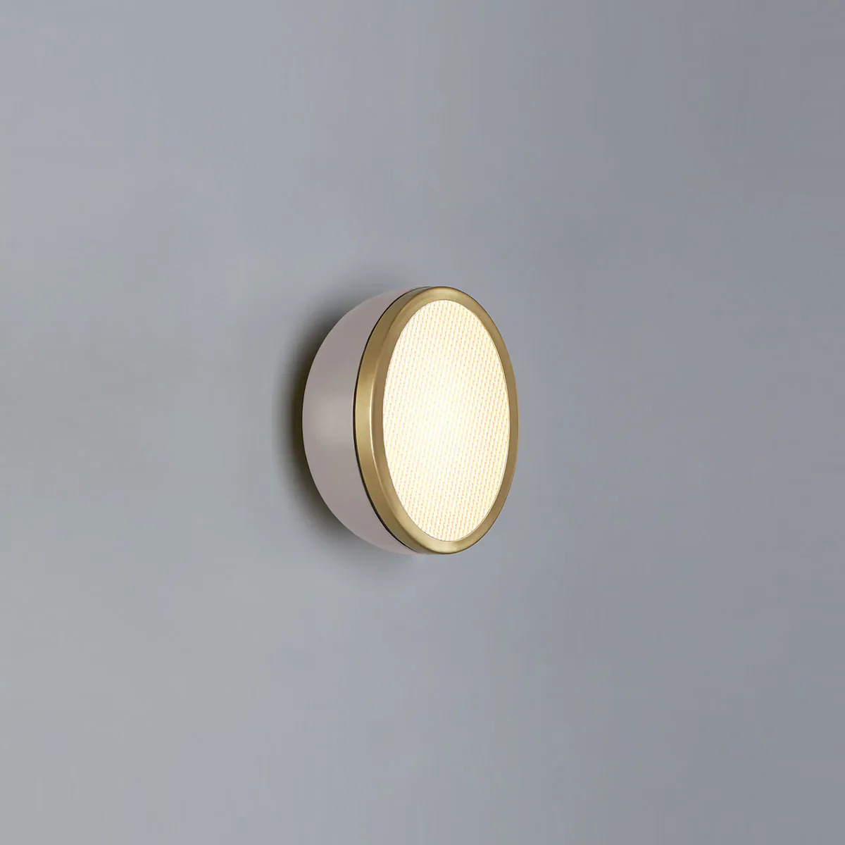 Molly 556.71 Wand - Deckenleuchte Ø: 15 cm, Sandgrau, Messing