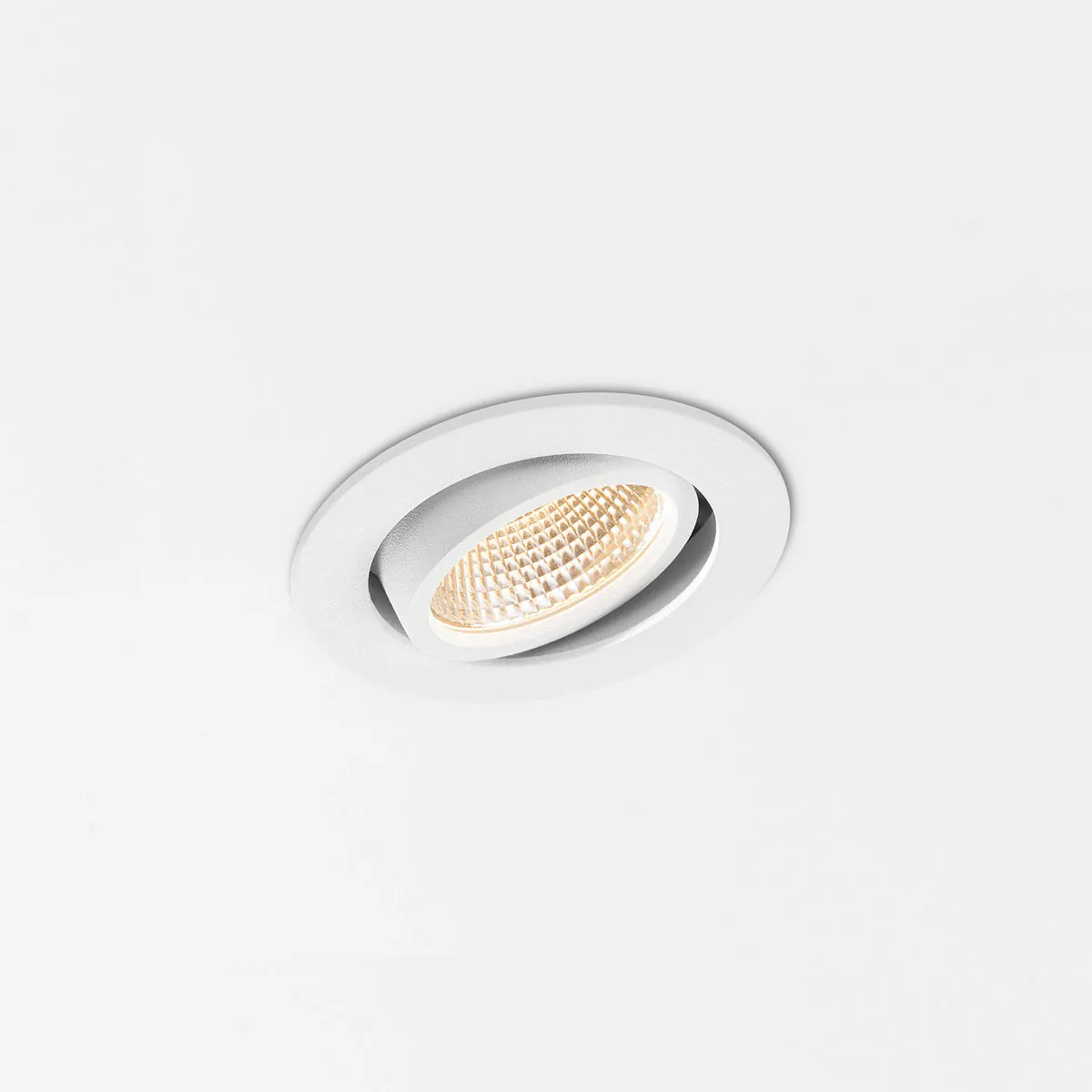 K 77 Recessed Adjustable Einbaustrahler, weiß, 2700K, Flood