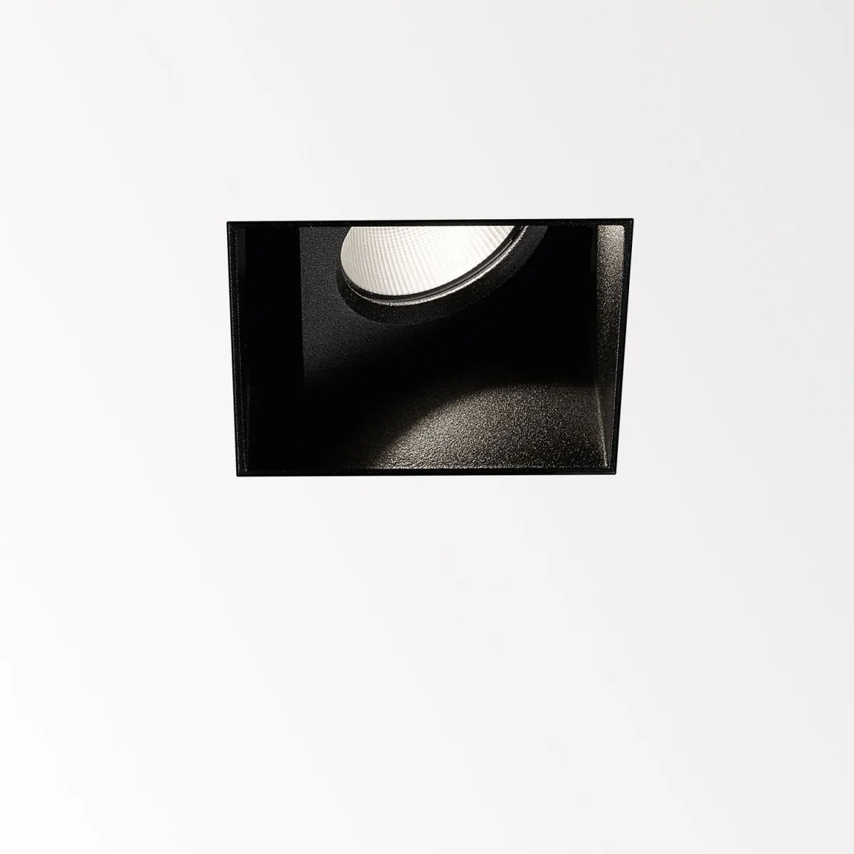 CARREE TRIMLESS OK LED 93033 Einbaustrahler, B: 7,7 cm, L: 7,7 cm, Schwarz, Warmweiß 3000K