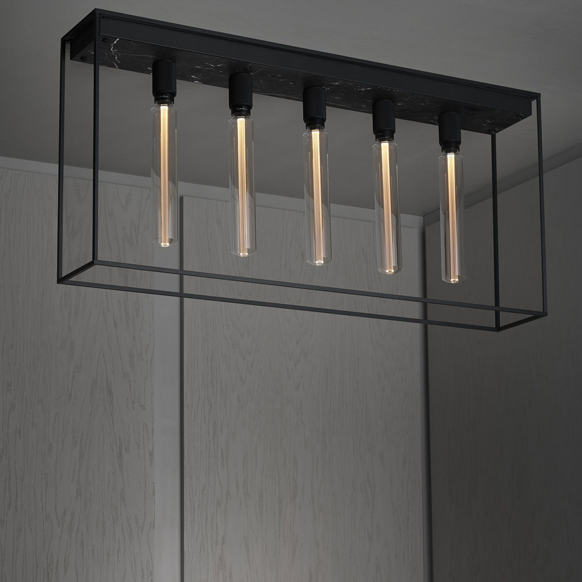Caged Ceiling 5.0, L: 110 cm, Black Marble Caged Ceiling 5.0, L: 110 cm, Black Marble