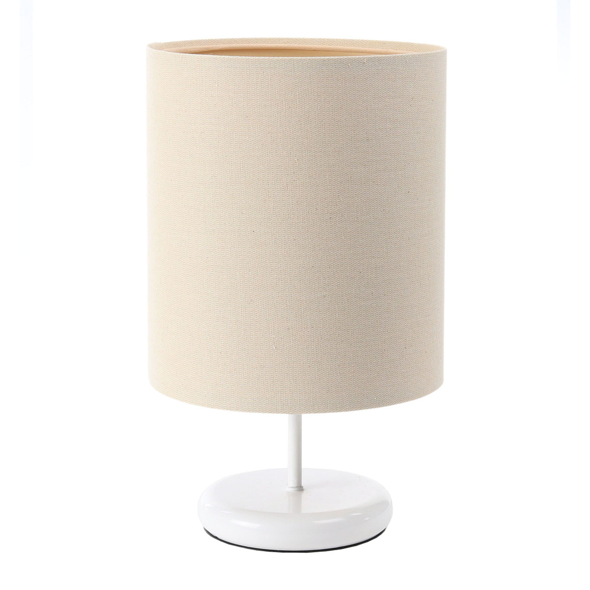 Tischleuchte Ø: 20 cm, H: 32 cm, Cream, Weiß