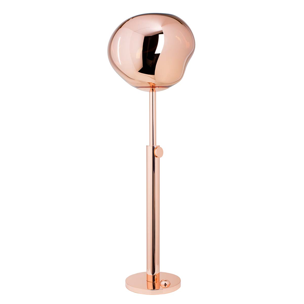 Tom Dixon Melt Stehleuchte H: 124,3 - 178,8 cm, Kupfer