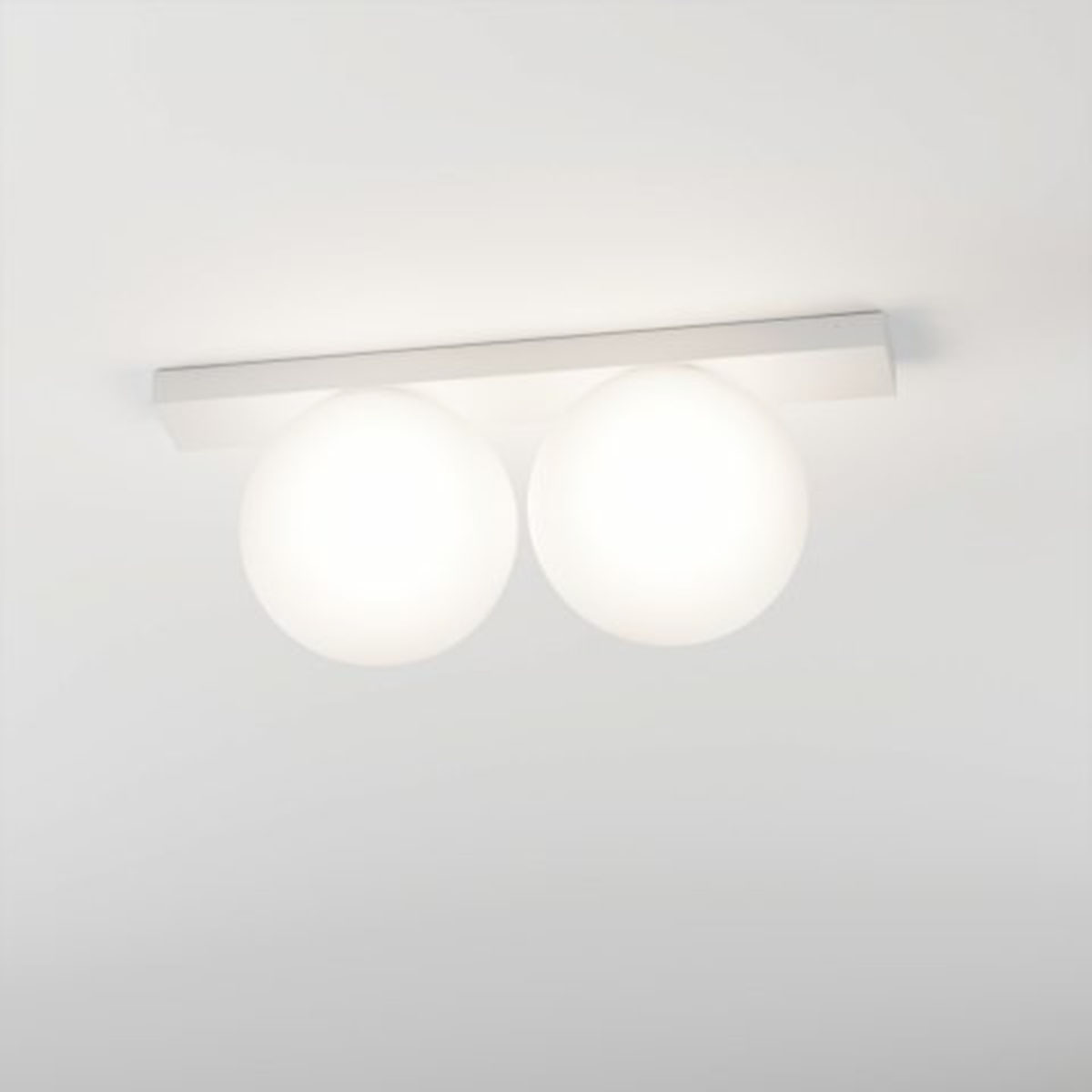 DeltaLight OONO ON 2 927 Deckenleuchte, Ø: 20 cm, Weiß, Warmweiß 3000K Weiß Modern & neutral – moderne