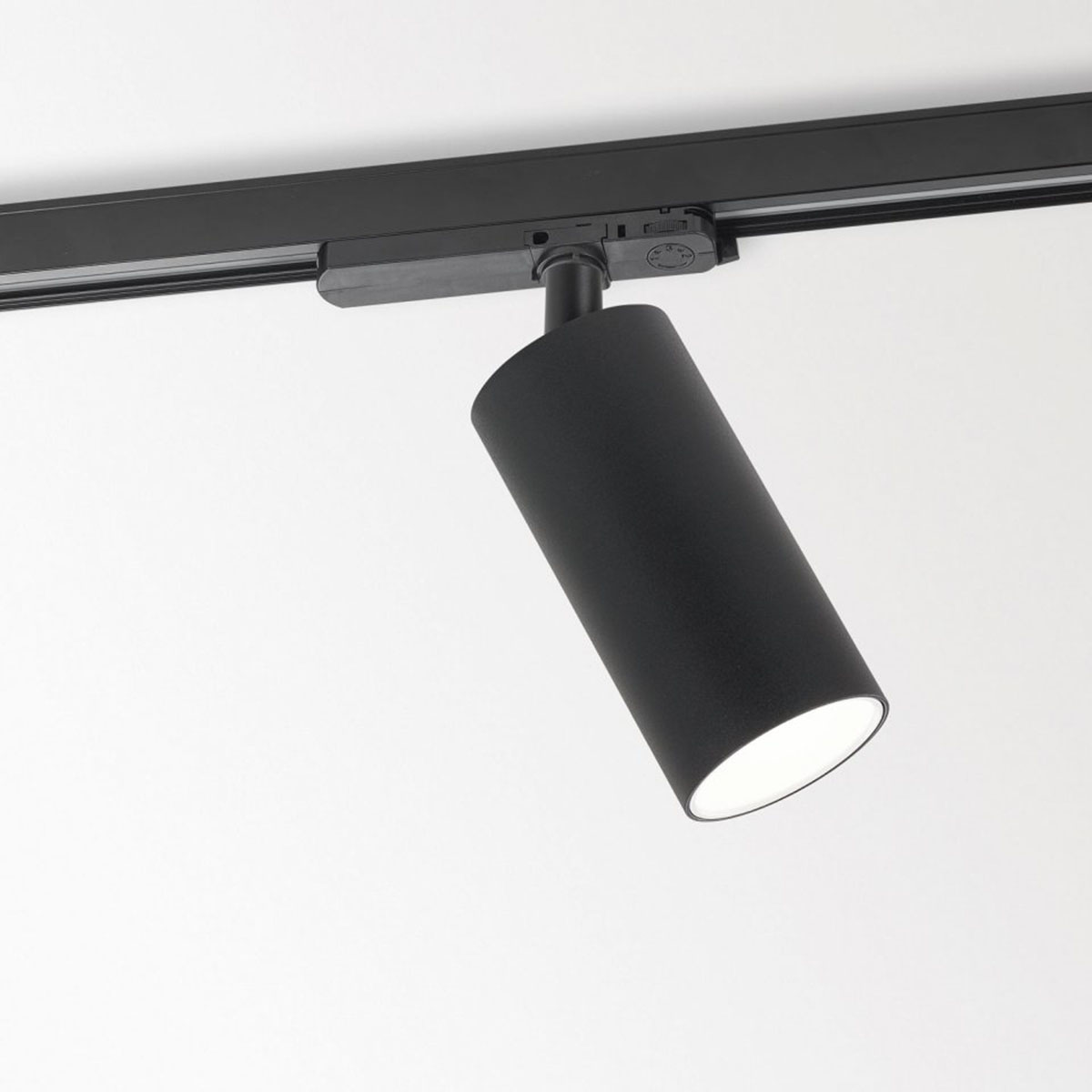 SPY 66 93045 ADM Schienenstrahler, Ø: 6,6 cm, Schwarz, Warmweiß 3000K, 45°