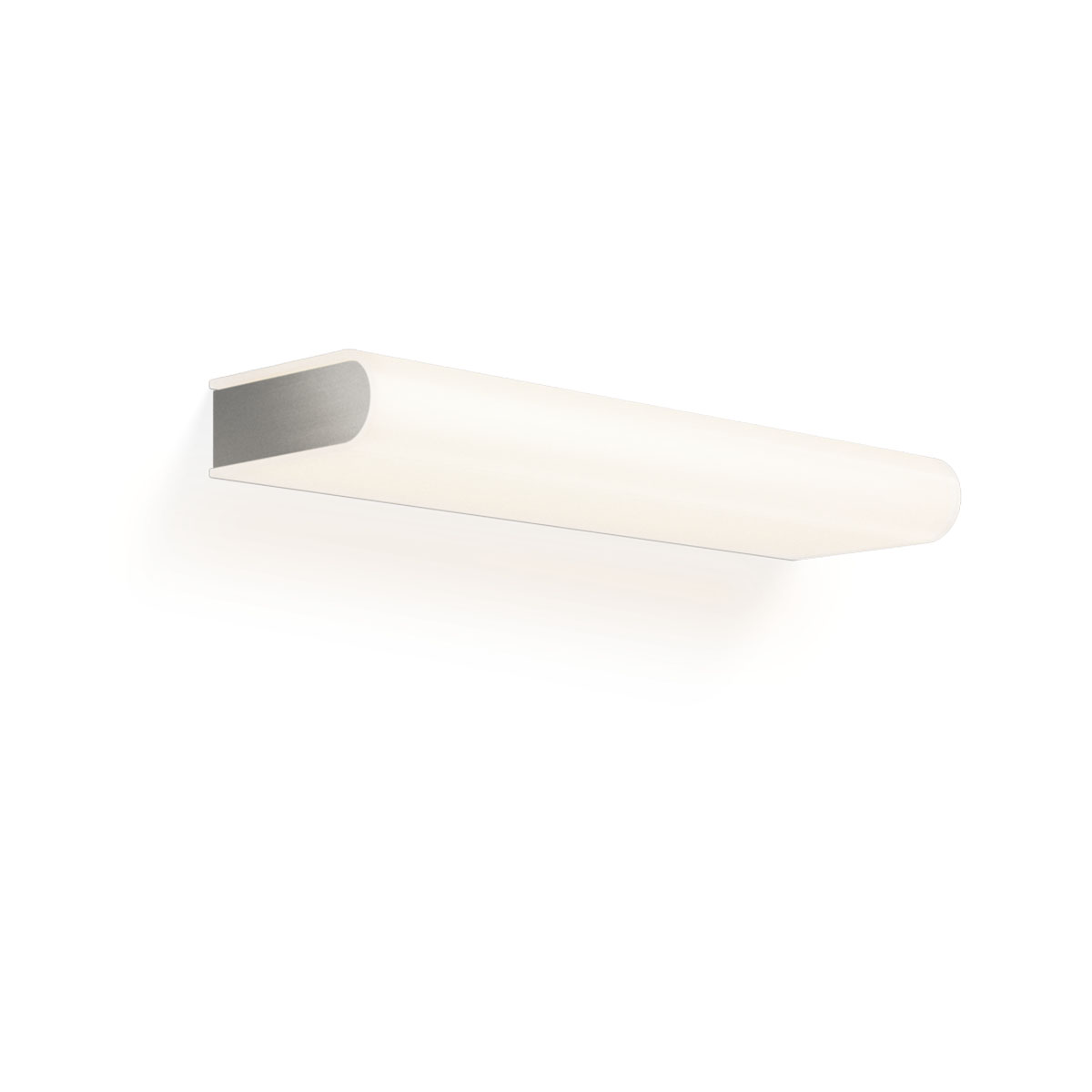 Book 40 LED Wandleuchte Bad, Nickel satiniert, B: 40 cm