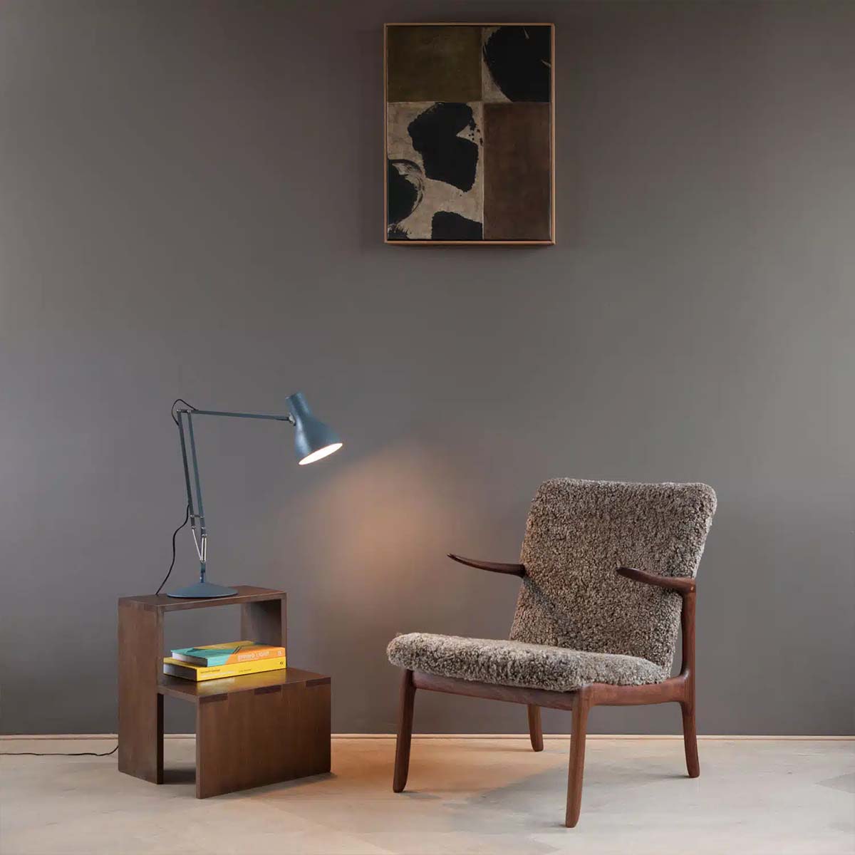 Anglepoise Type 75 Tischleuchte, H: max. 90 cm, Silver Lustre