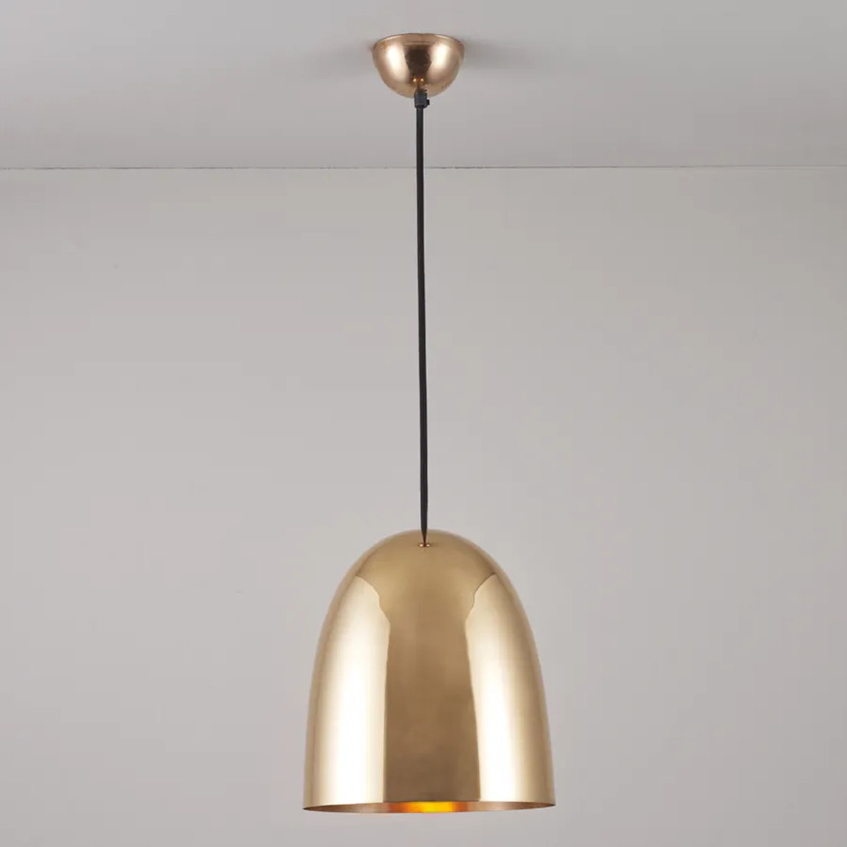 Stanley Medium Pendelleuchte, Kupfer poliert, Ø: 23 cm