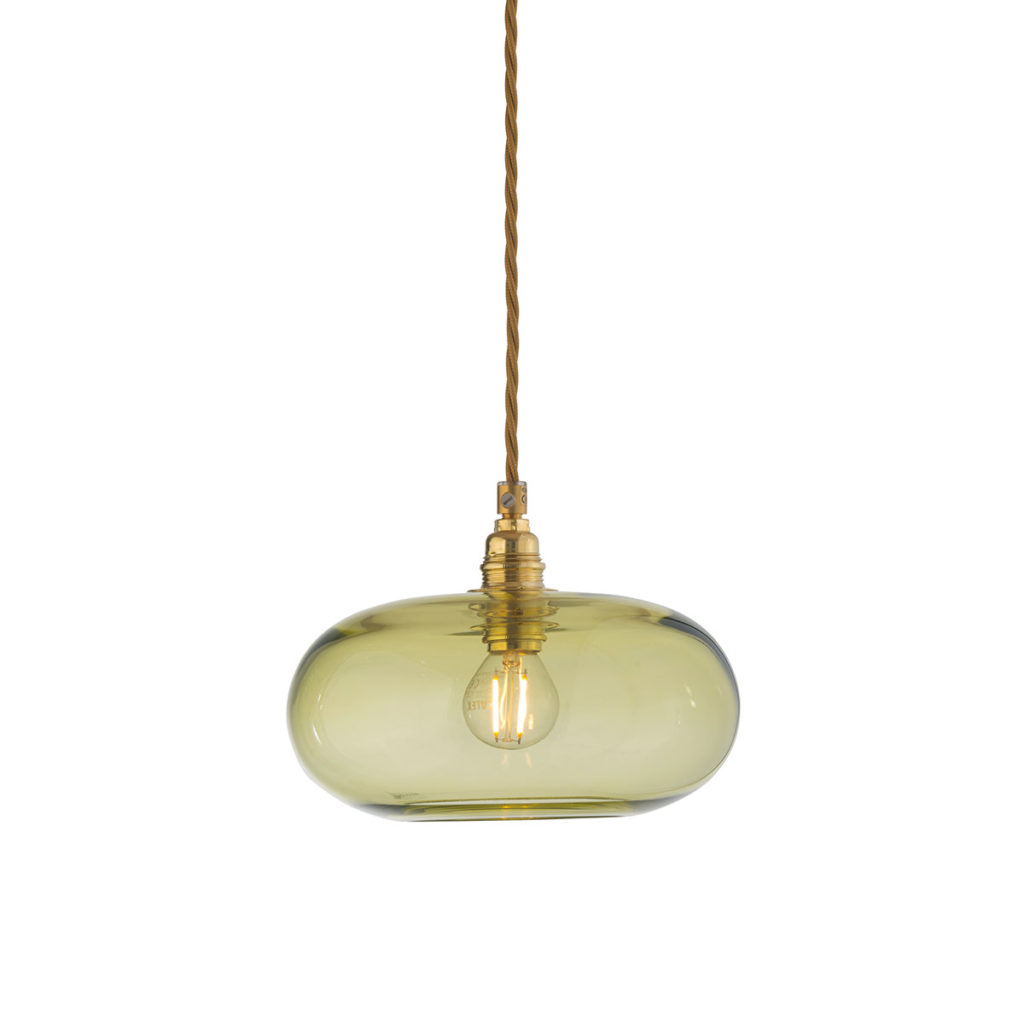 Horizon Pendelleuchte S Ø 21 cm, Olive, Gold