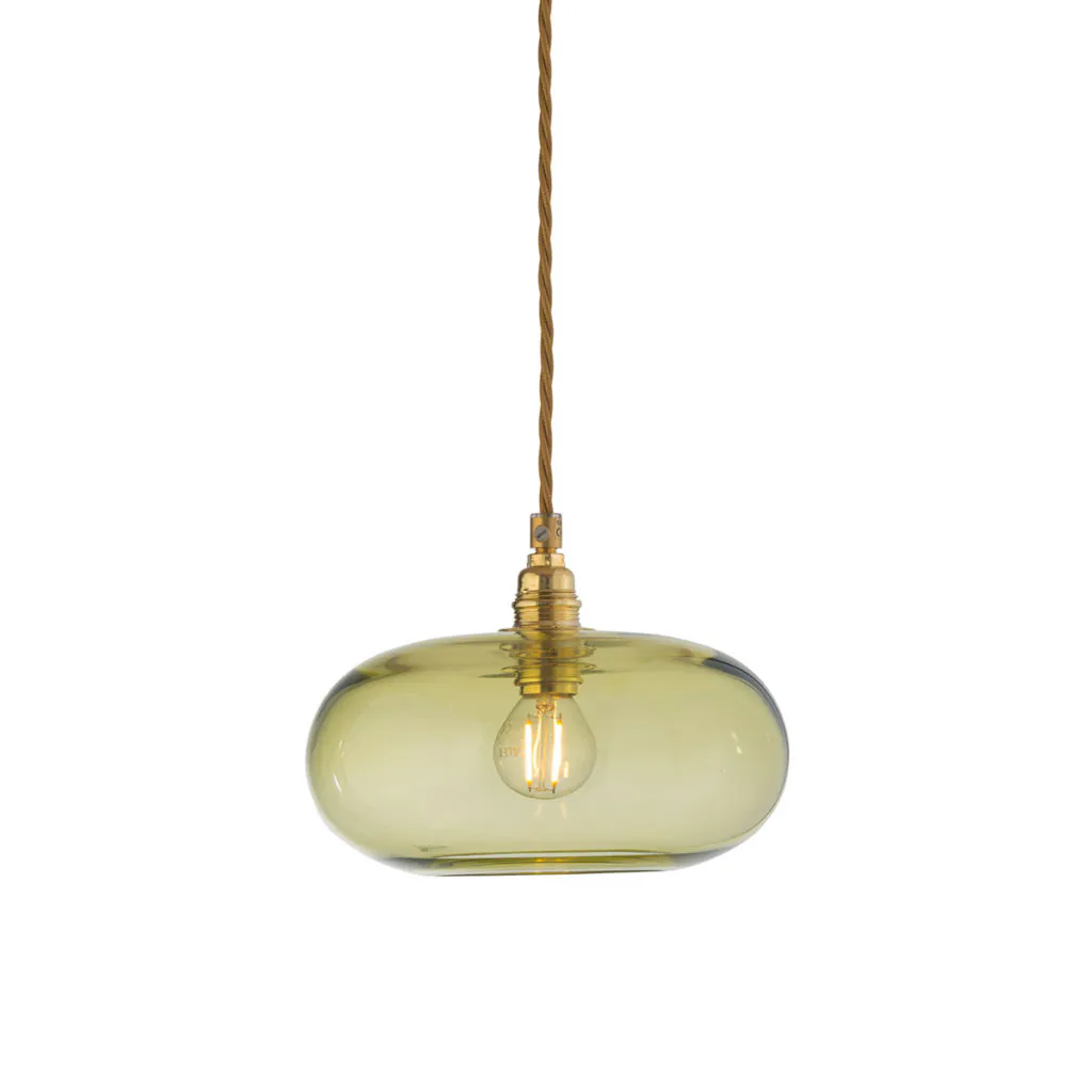 Horizon Pendelleuchte S Ø 21 cm, Olive, Gold
