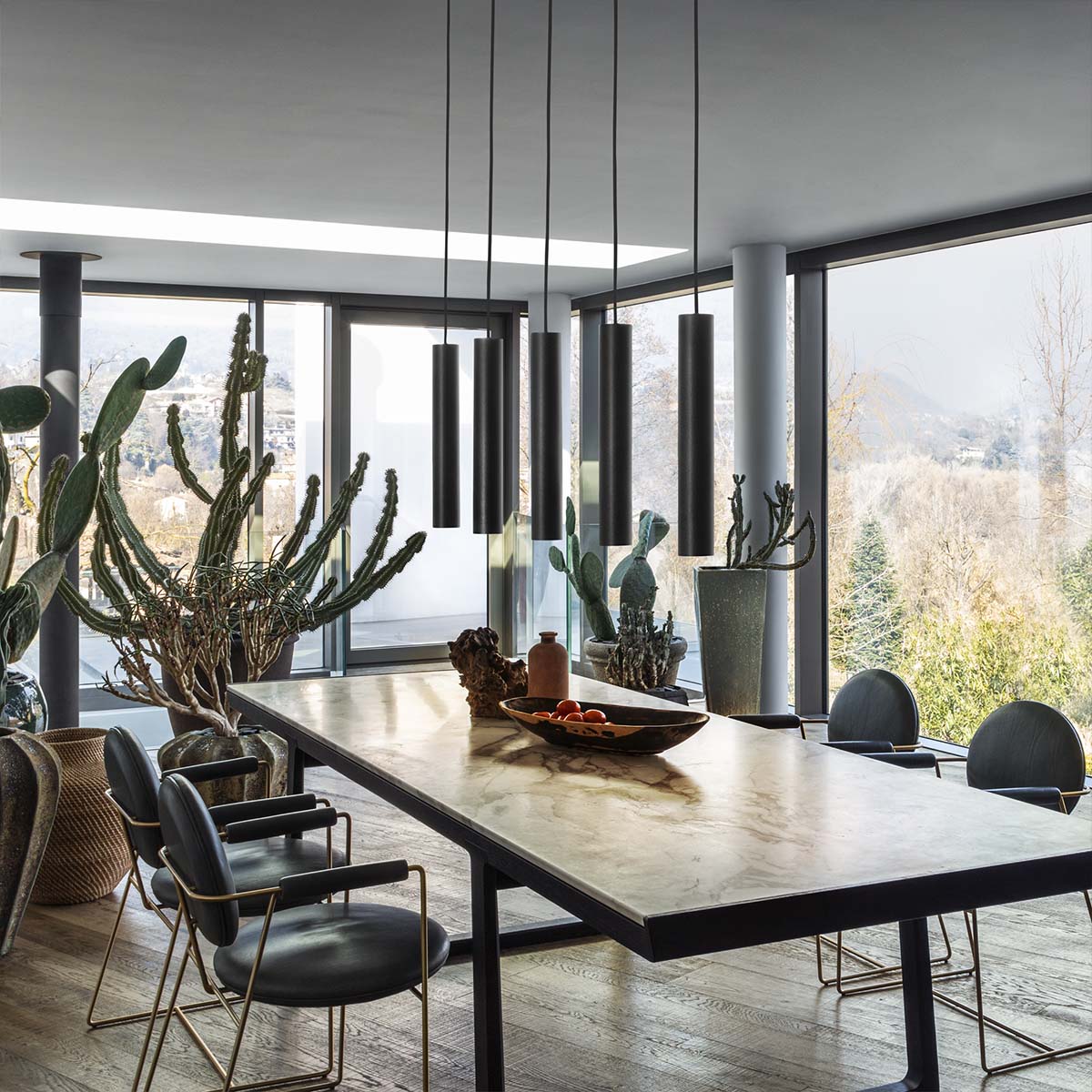 Look SP1 d06 Pendelleuchte, Ø: 6 cm, H: 40 cm, Weiß Look SP1 d06 Pendelleuchte, Ø: 6 cm, H: 40 cm, Kaffee