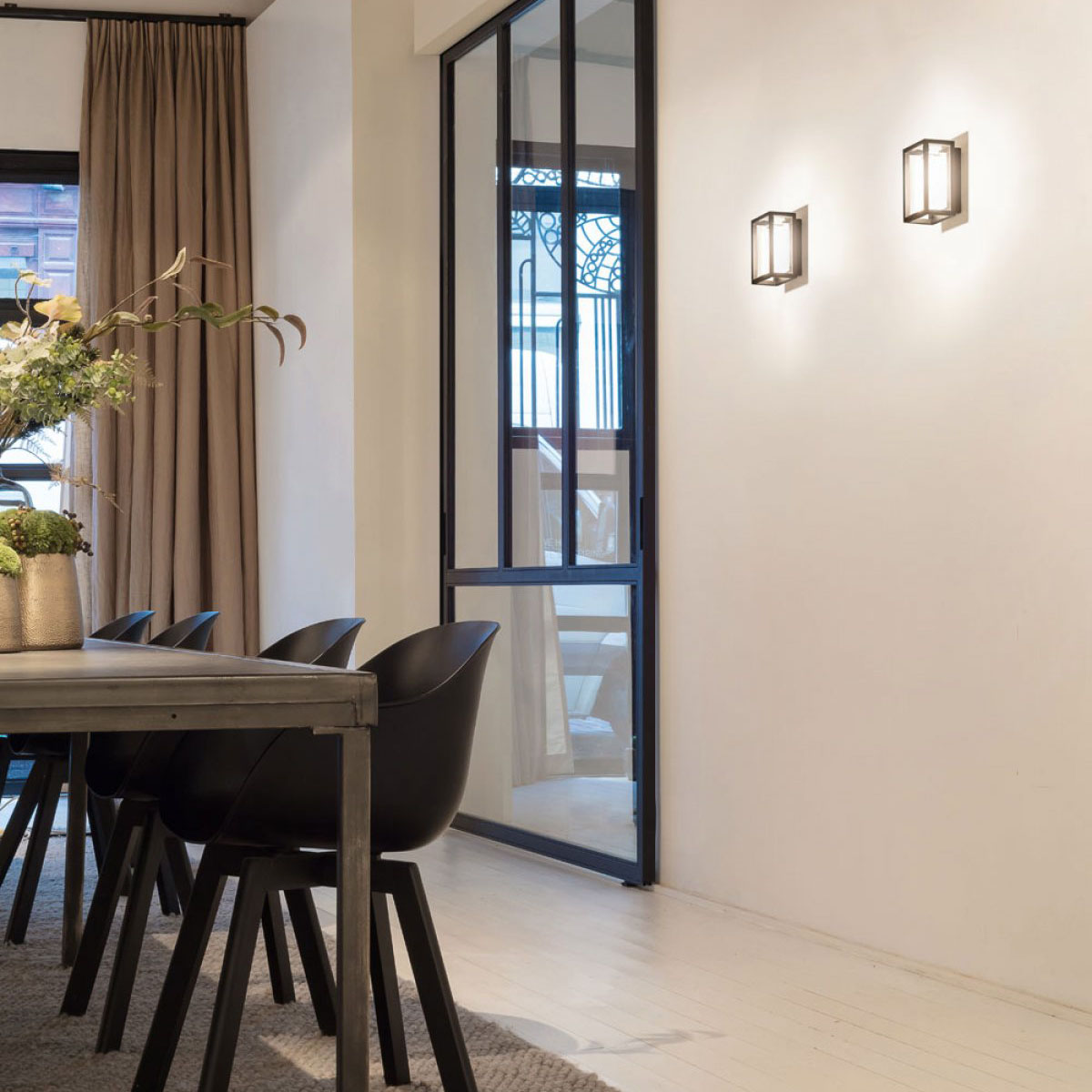 MONTUR M LED WW Wandleuchte, B: 16 cm, Warmweiß 3000K