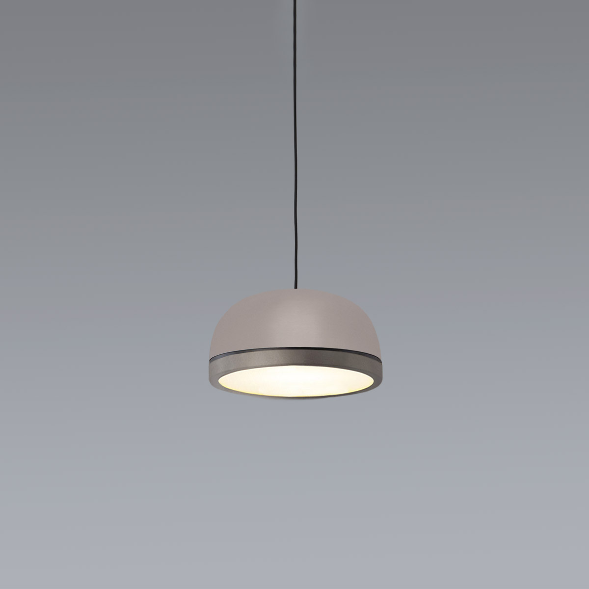 TOOY_Molly_556_21_Sandgrau_Zinn TOOY Molly 556.21 Pendelleuchte Ø: 15 cm Sandgrau Zinn
