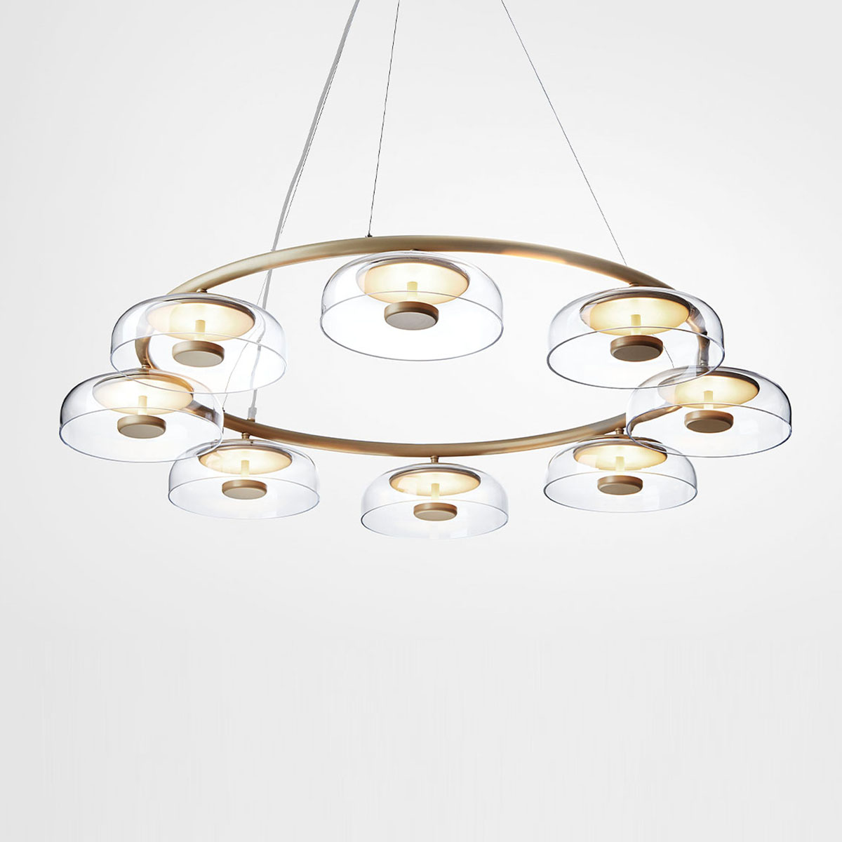 Blossi 8 Pendelleuchte, Ø: 103 cm, Gold Blossi 8 Pendelleuchte, Ø: 103 cm, Gold