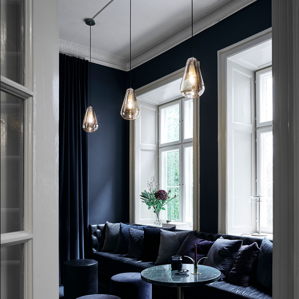 Anoli 1 Small Pendelleuchte, Ø: 16 cm, Opalglas