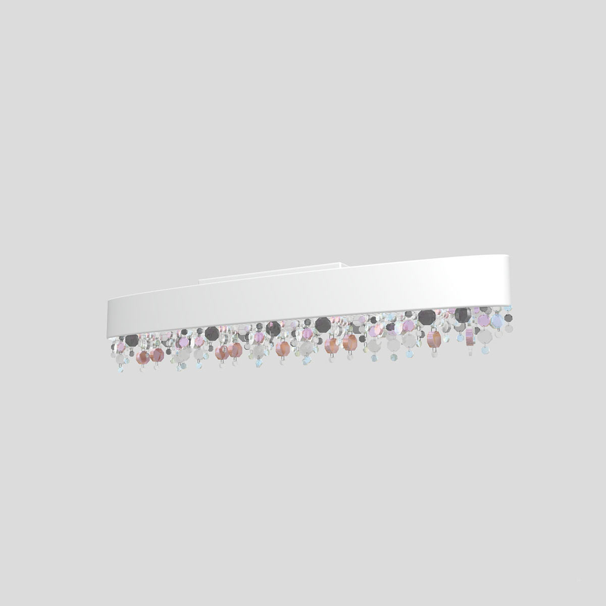 Masiero Olà PL6 OV 160 Deckenleuchte Deckenleuchten - elegantes Designerlicht aus Glas und Metall, Farbe Weiß Masiero Olà PL6 OV 160 Deckenleuchte Deckenleuchten - elegantes Designerlicht aus Glas und Metall, Farbe Weiß