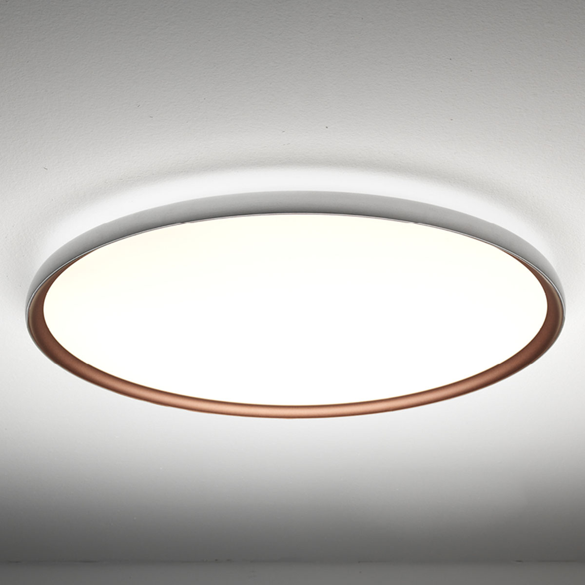 Atena Deckenleuchte, Silber + Kupfer, Ø: 80 cm