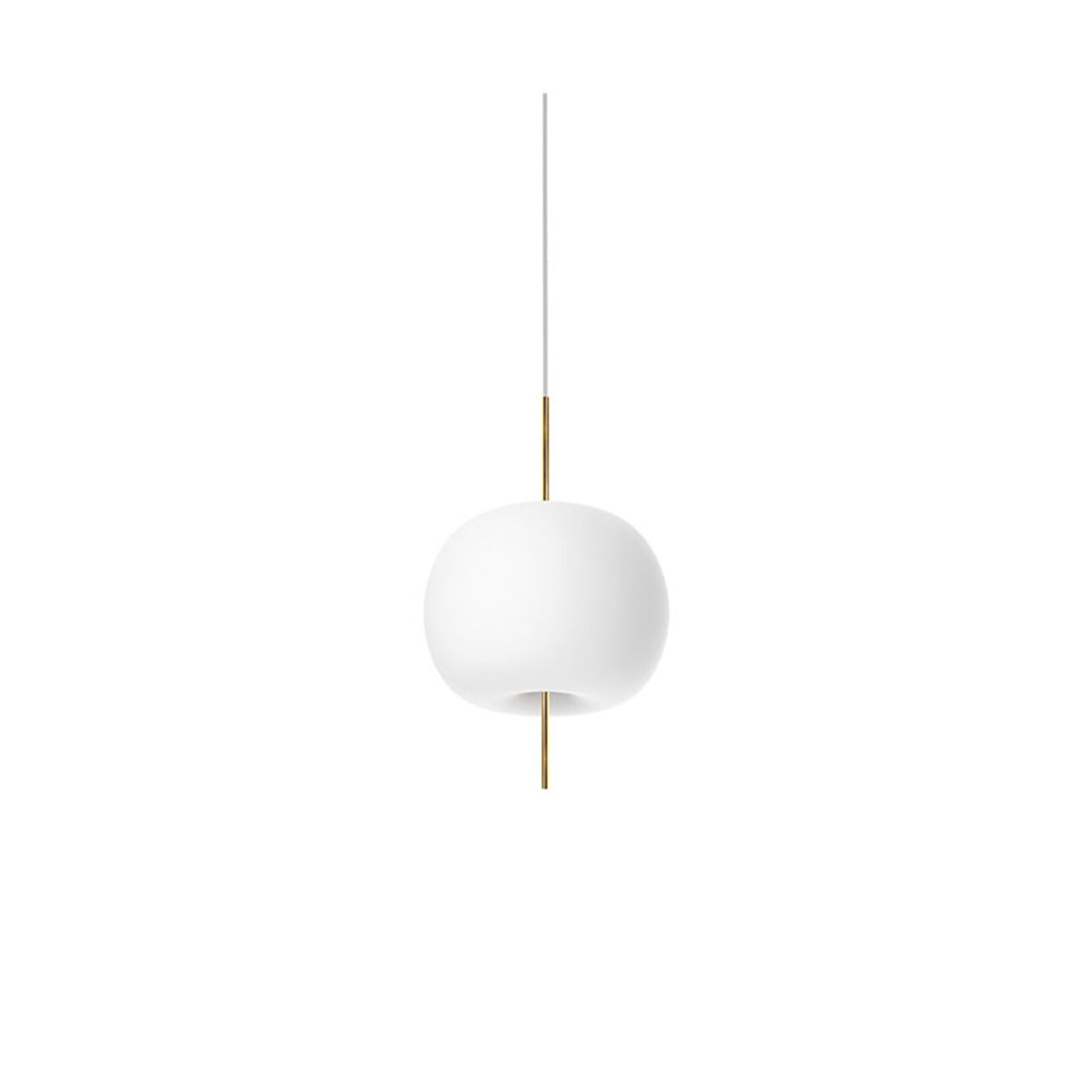 Kushi 16 Pendelleuchte, Ø: 11 cm, Messing Kushi 16 Pendelleuchte, Ø: 11 cm, Messing