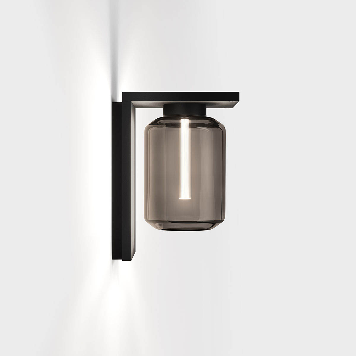 Außen Wandleuchte moderne Laterne in schwarz IP44.de dia F Wandleuchte, H: 21,9 cm, B: 14 cm Deep Black