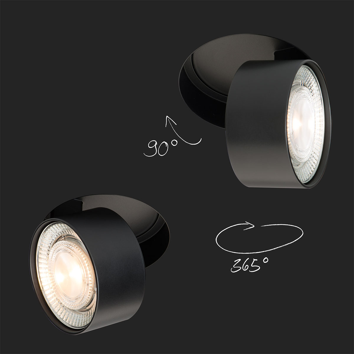 Wittenberg 4.0, wi4-eb-1r-ep Einbaustrahler, Messing, Warmweiß 3000K, Flood 38°