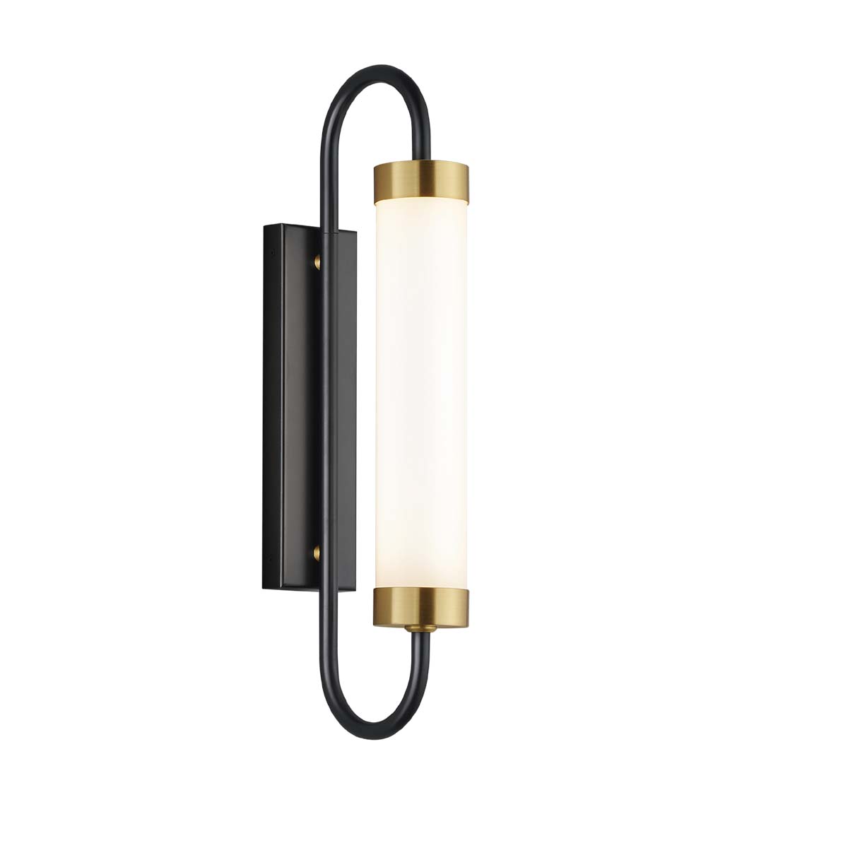 Elegante Wandleuchte in der Farbe dunkel brüniert Elegante Wandleuchte in der Farbe Schwarz