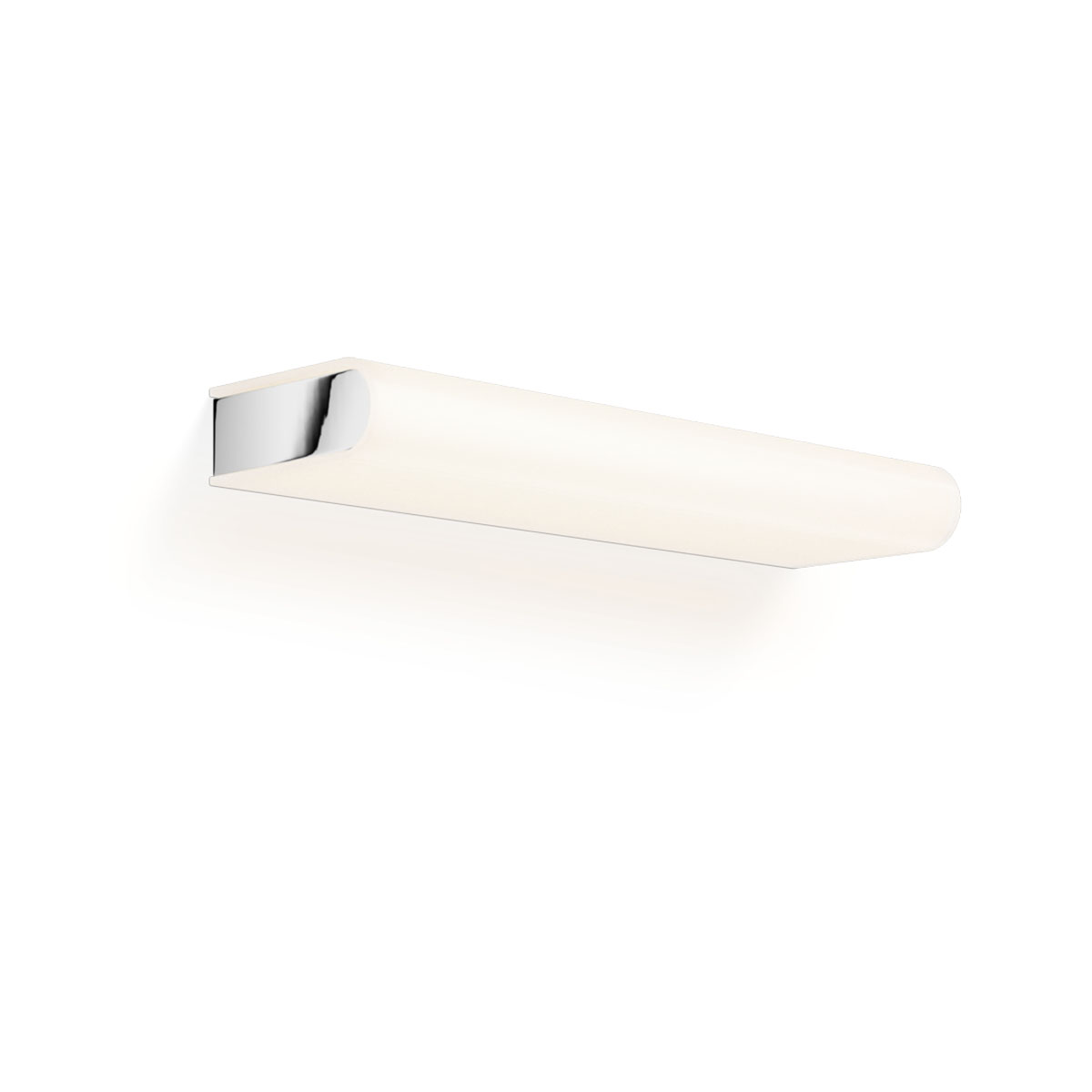 Book 40 LED Wandleuchte Bad, Chrom, B: 40 cm