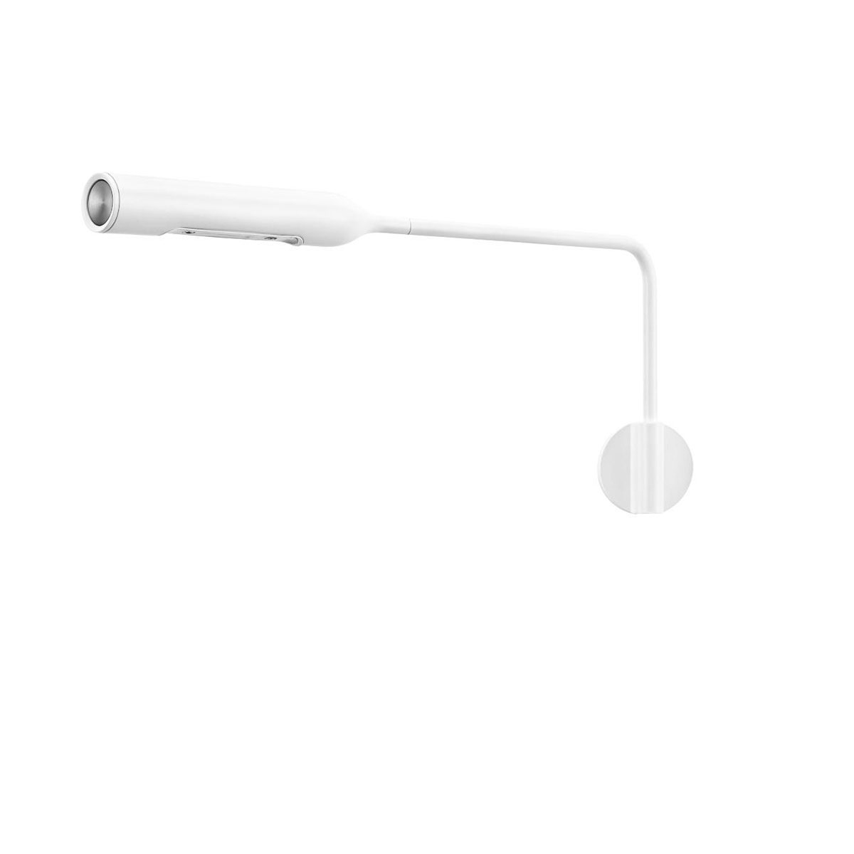 Flo Wall M Wandleuchte, Weiß matt, Extra-Warmweiß 2700K, ohne Kabel