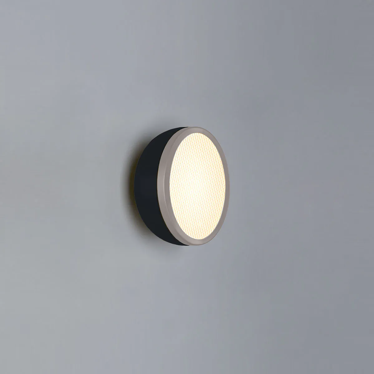 Molly 556.71 Wand - Deckenleuchte Ø: 15 cm, Schwarz, Sandgrau