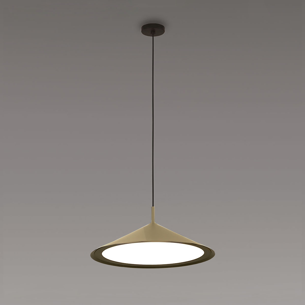 Gordon 561.24 Pendelleuchte Ø: 44 cm, Schwarz Matt & Messing Gordon 561.24 Pendelleuchte Ø: 44 cm, Schwarz Matt & Messing
