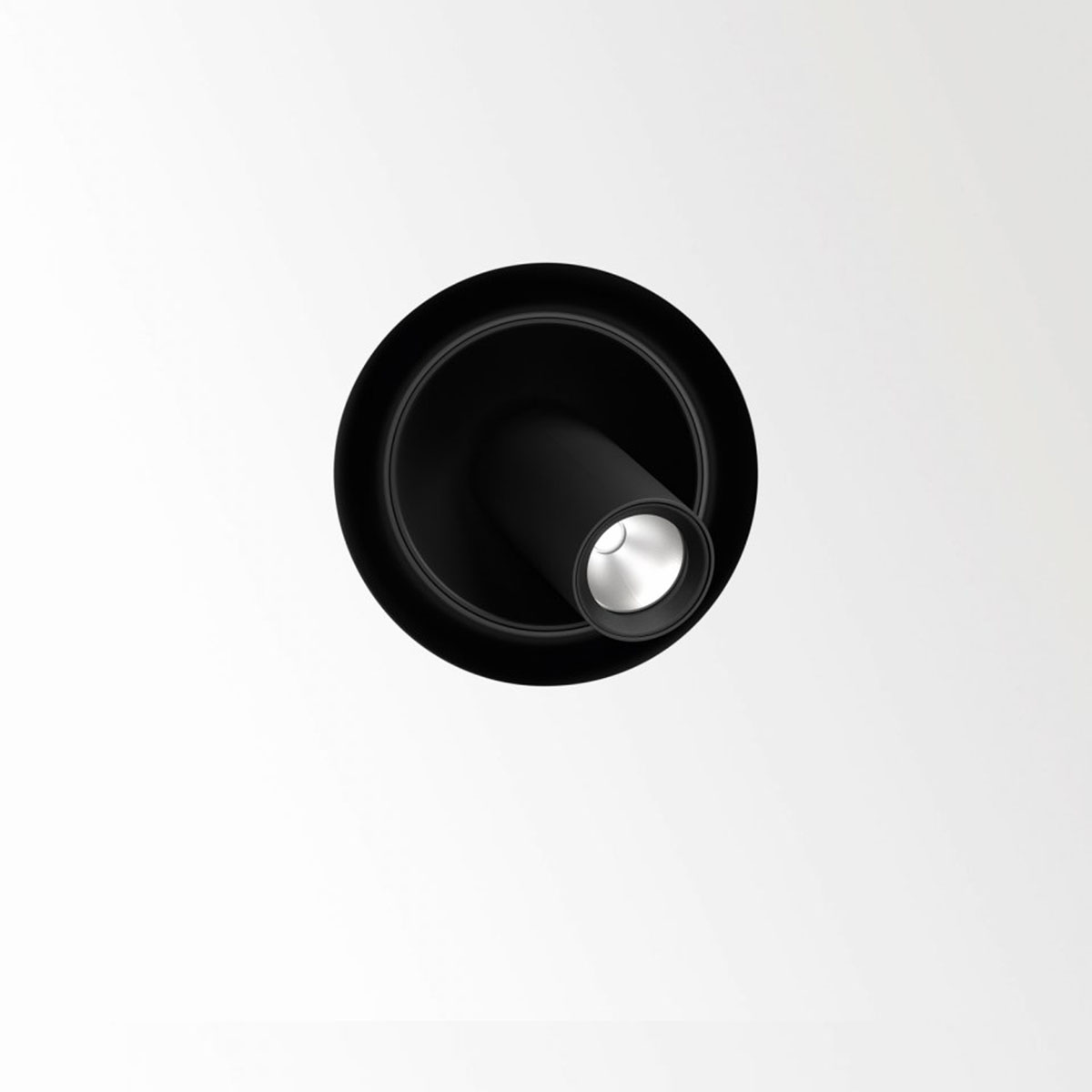 SPY 39 TRIMLESS 93040 Einbaustrahler, Ø: 8,2 cm, Klavier Schwarz, Warmweiß 3000K, 40°