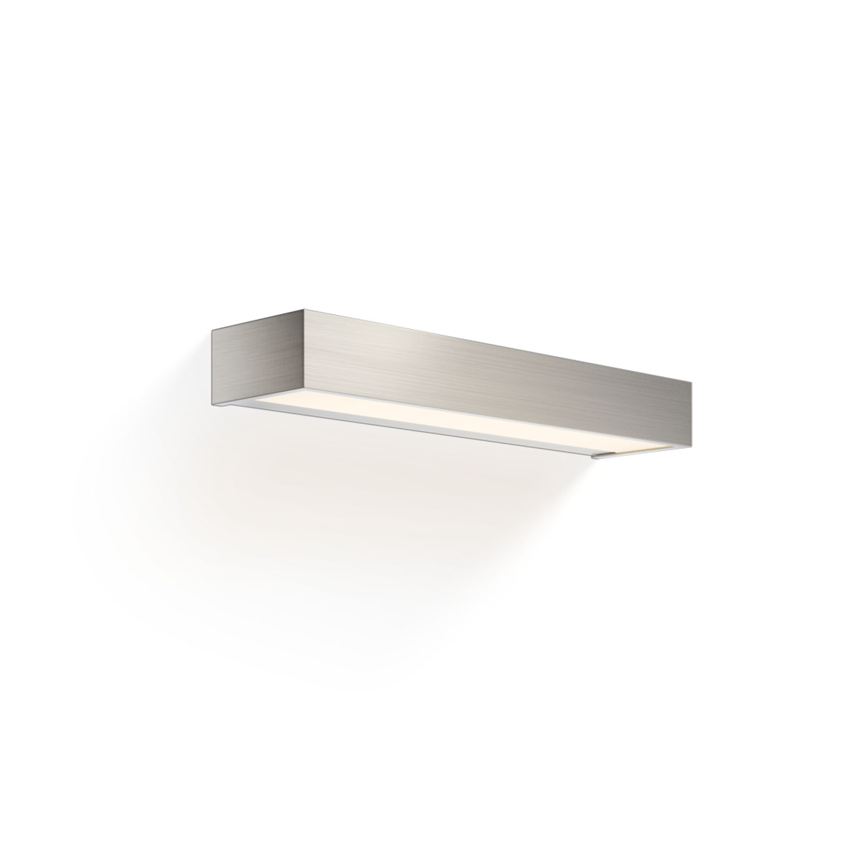 Decor Walther Box 40 N LED Wandleuchte Bad, Nickel satiniert, B: 40 cm, Extra-Warmweiß 2700K – moderne Wandlampe fürs Bad Exklusive Wandleuchte für Badezimmer und Gäste-WC – Decor Walther Box 40 N LED Wandleuchte Bad, Nickel satiniert, B: 40 cm, Warmweiß 3000K