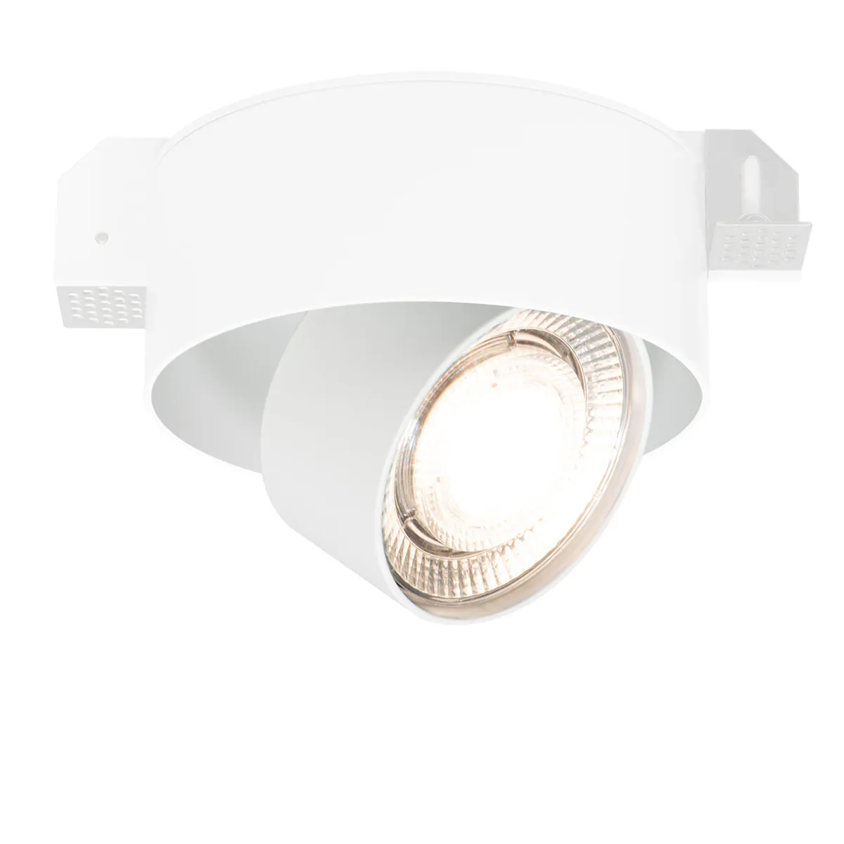 Wittenberg 4.0, wi4-eb-1r-db Einbaustrahler, Weiß matt, Warmweiß 3000K, Flood 38°