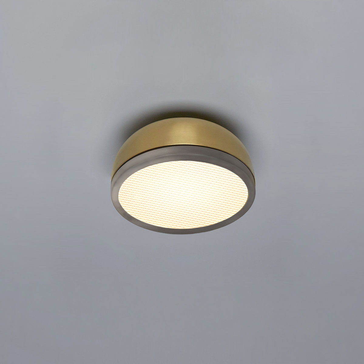 TOOY Molly 556.72 Wand- Deckenleuchte Ø: 20 cm, Messing, Zinn – diffuses, blendfreies Licht